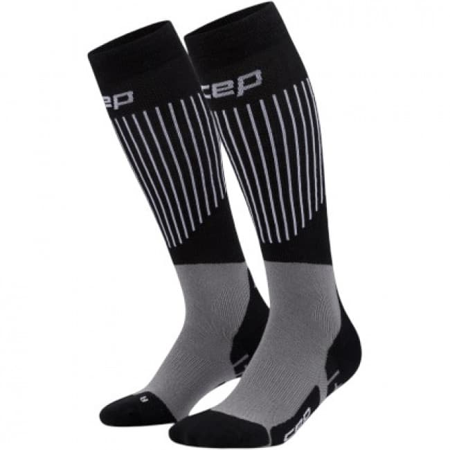 CEP Ski Ultralight Socks Tall 3.0, laskettelusukat, naisten, musta – CEP