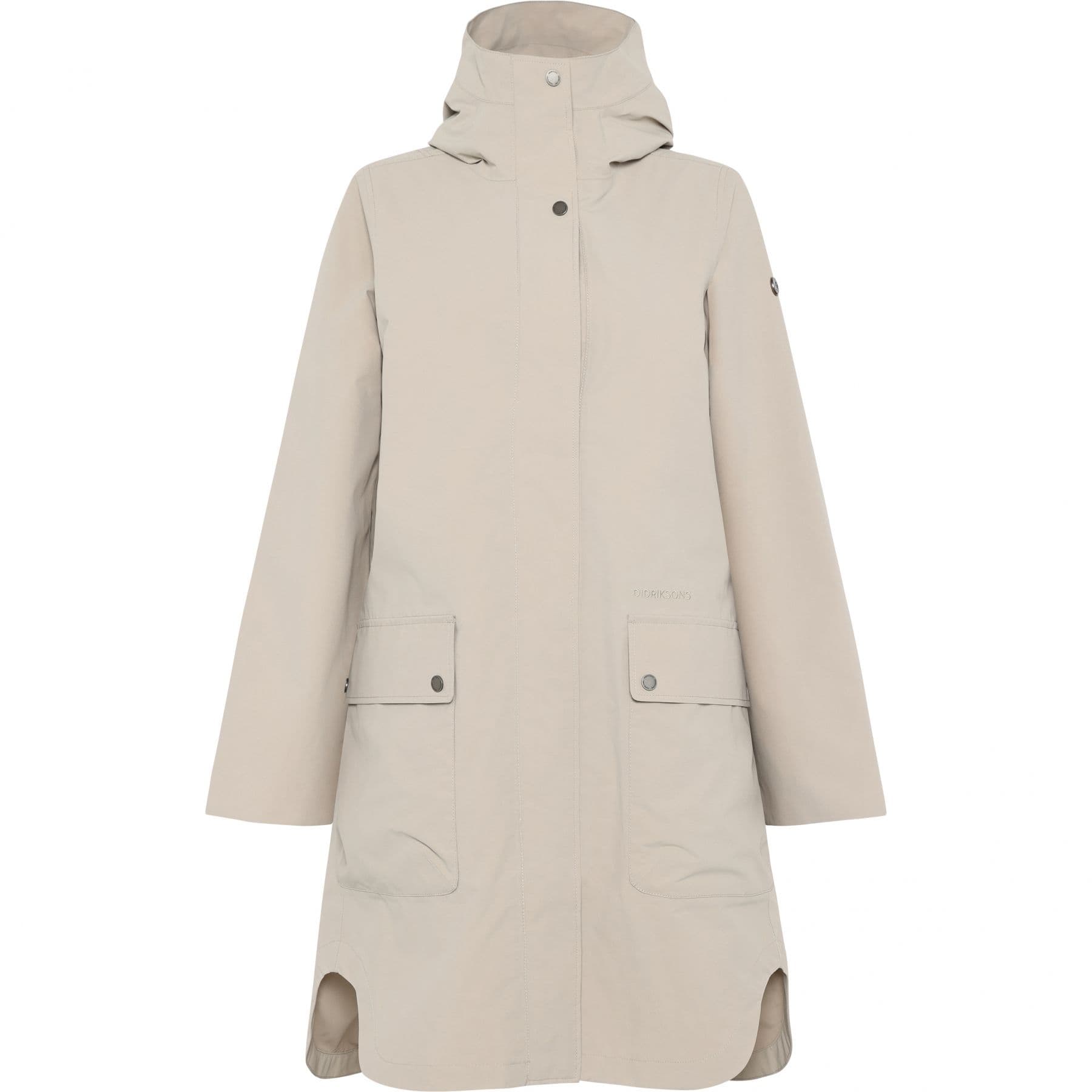 Didriksons Adria, sadetakki, naiset, clay beige – Didriksons