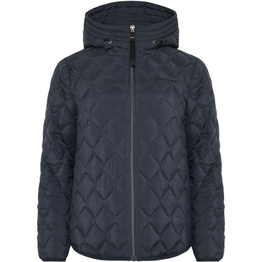 Didriksons Evelyn, fiberdunjacka, naisten, tummansininen – Didriksons