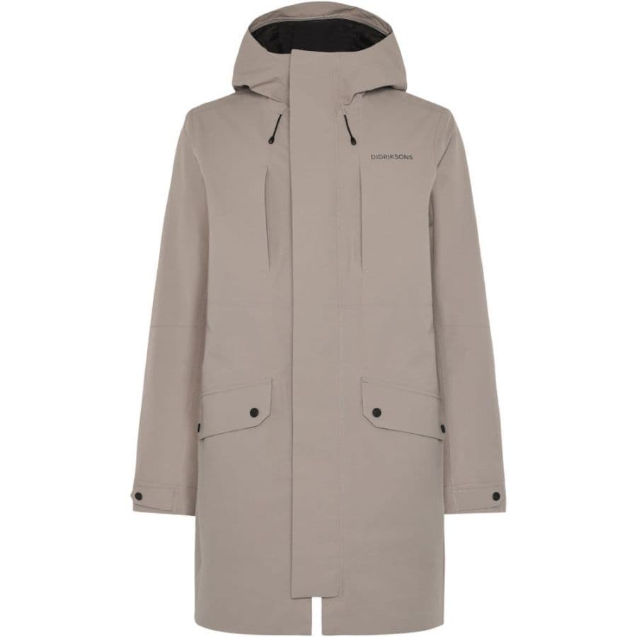 Didriksons Falke, parka, miesten, beige – Didriksons