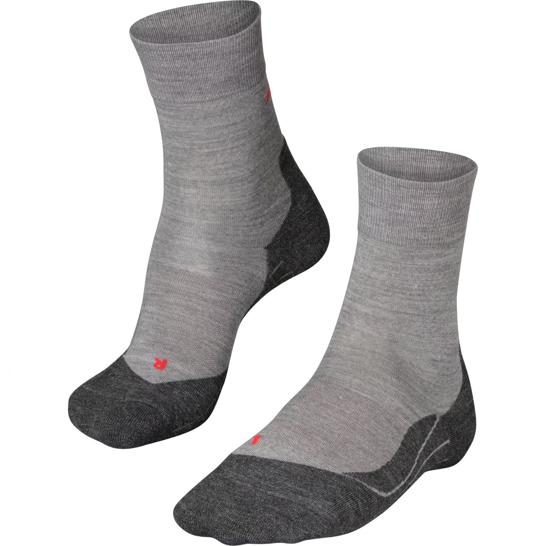 Falke RU4 Endurance Wool, juoksuasusukat, miesten, vaaleanharmaa – Falke