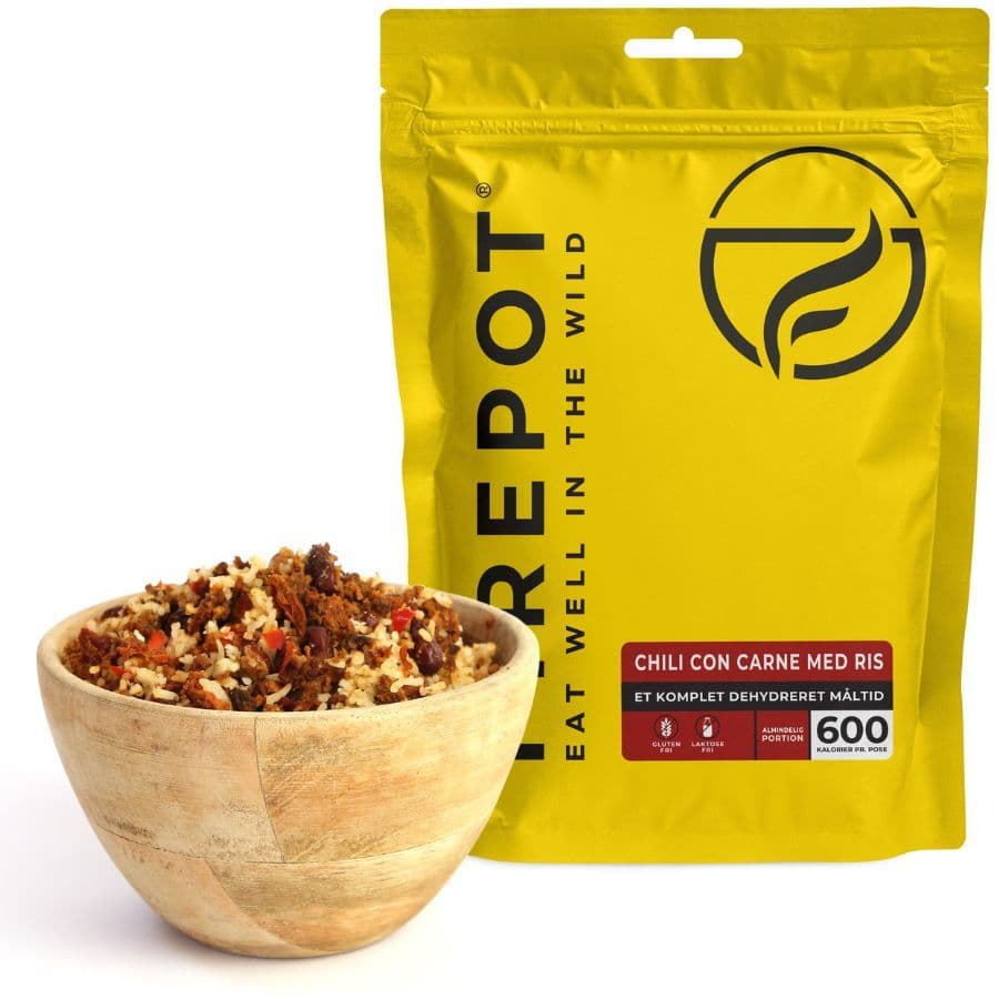 Firepot Chili con Carne riisillä, pakastekuivattu ruoka, Reg – Firepot