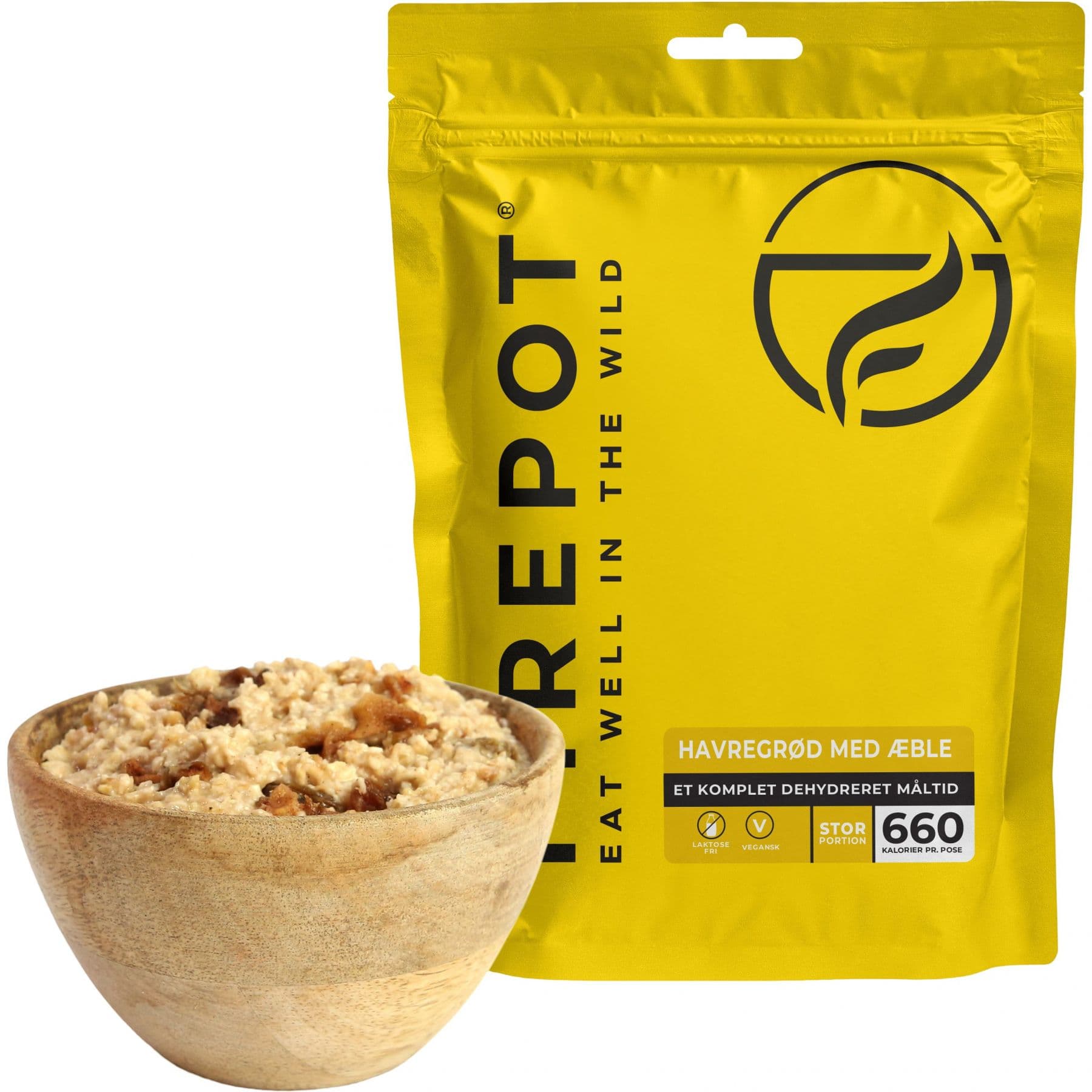 Firepot Kaurapuuro Omenalla, pakastekuivattu ruoka, XL – Firepot