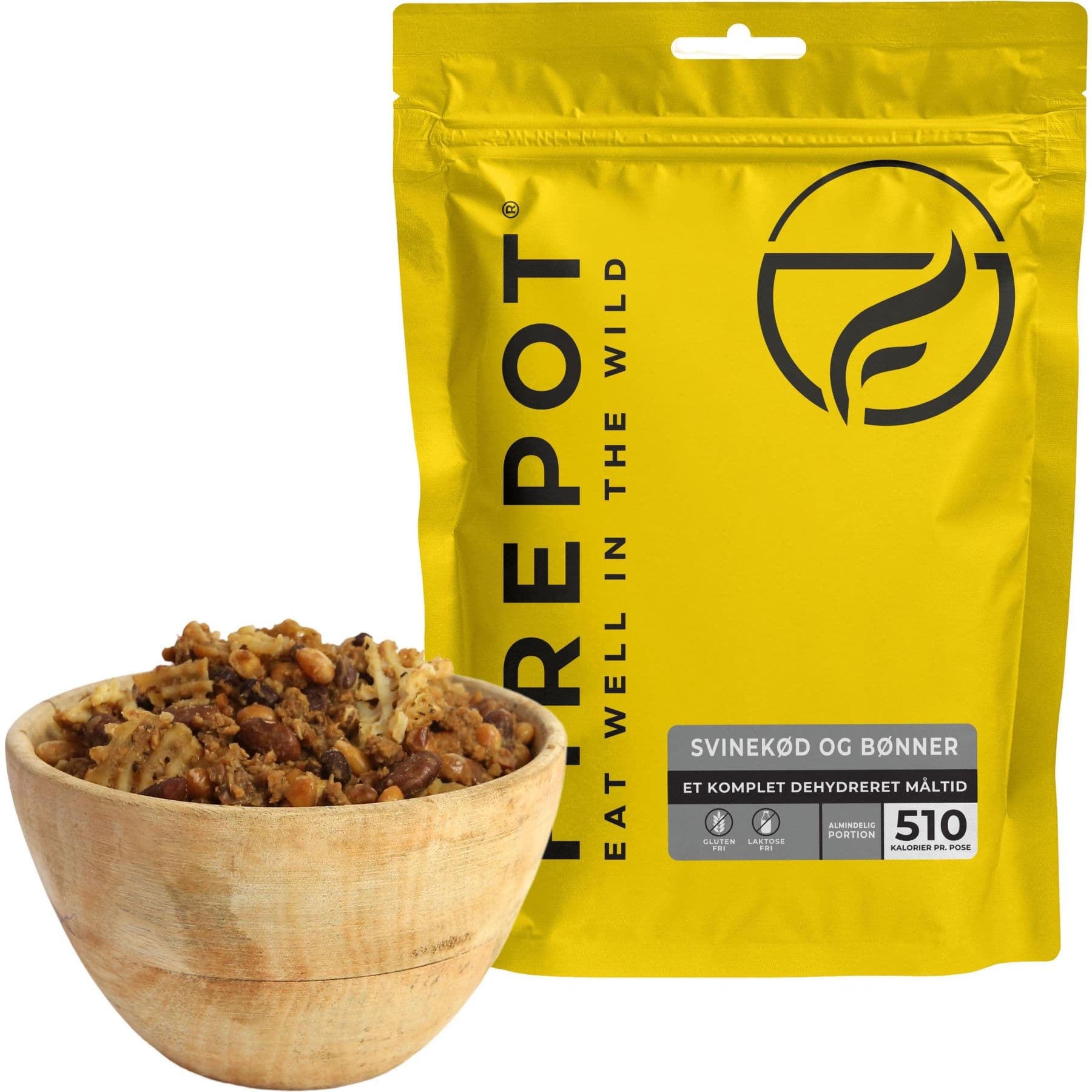 Firepot Sianliha ja Pavut, pakastekuivattu ruoka, Reg – Firepot