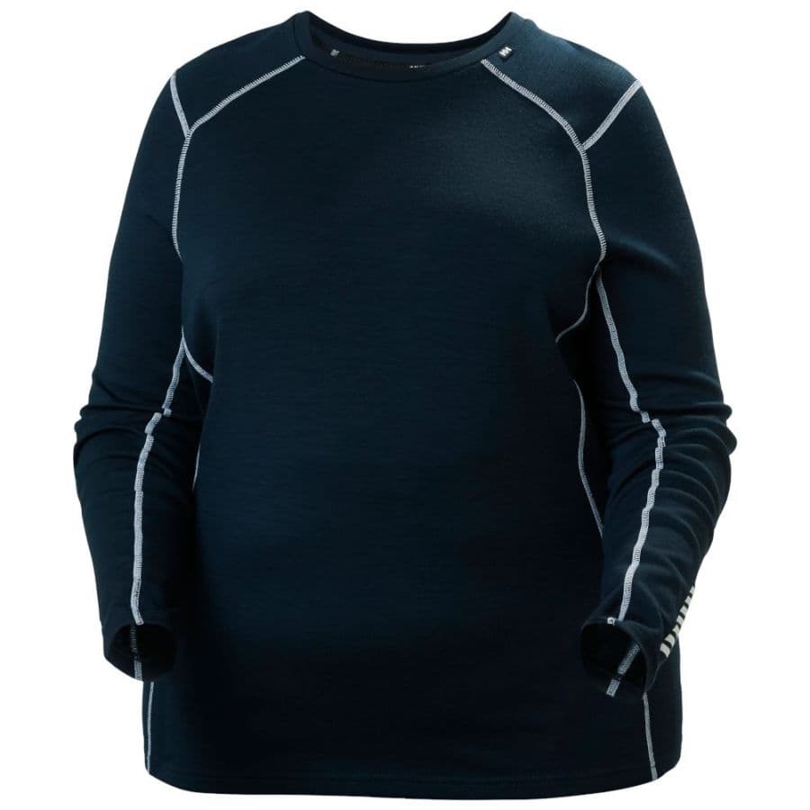 Helly Hansen Lifa Merino Midweight Crew Plus, naiset, navy – Helly Hansen
