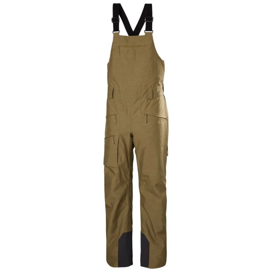 Helly Hansen Powderqueen Bib 2.0, lasketteluhousut, naiset, ruskea – Helly Hansen