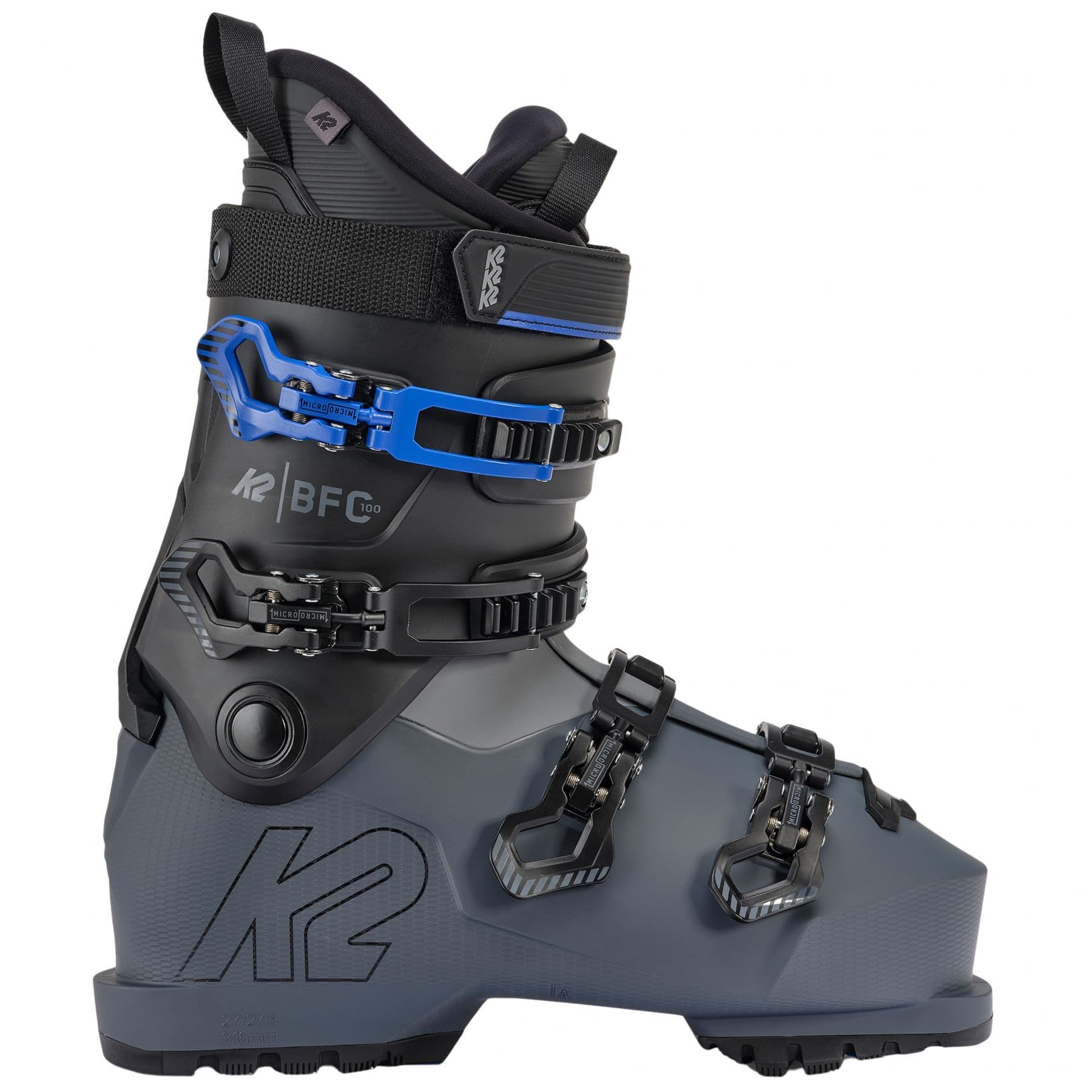 K2 BFC 100, laskettelumonot, miesten, musta/harmaa – K2