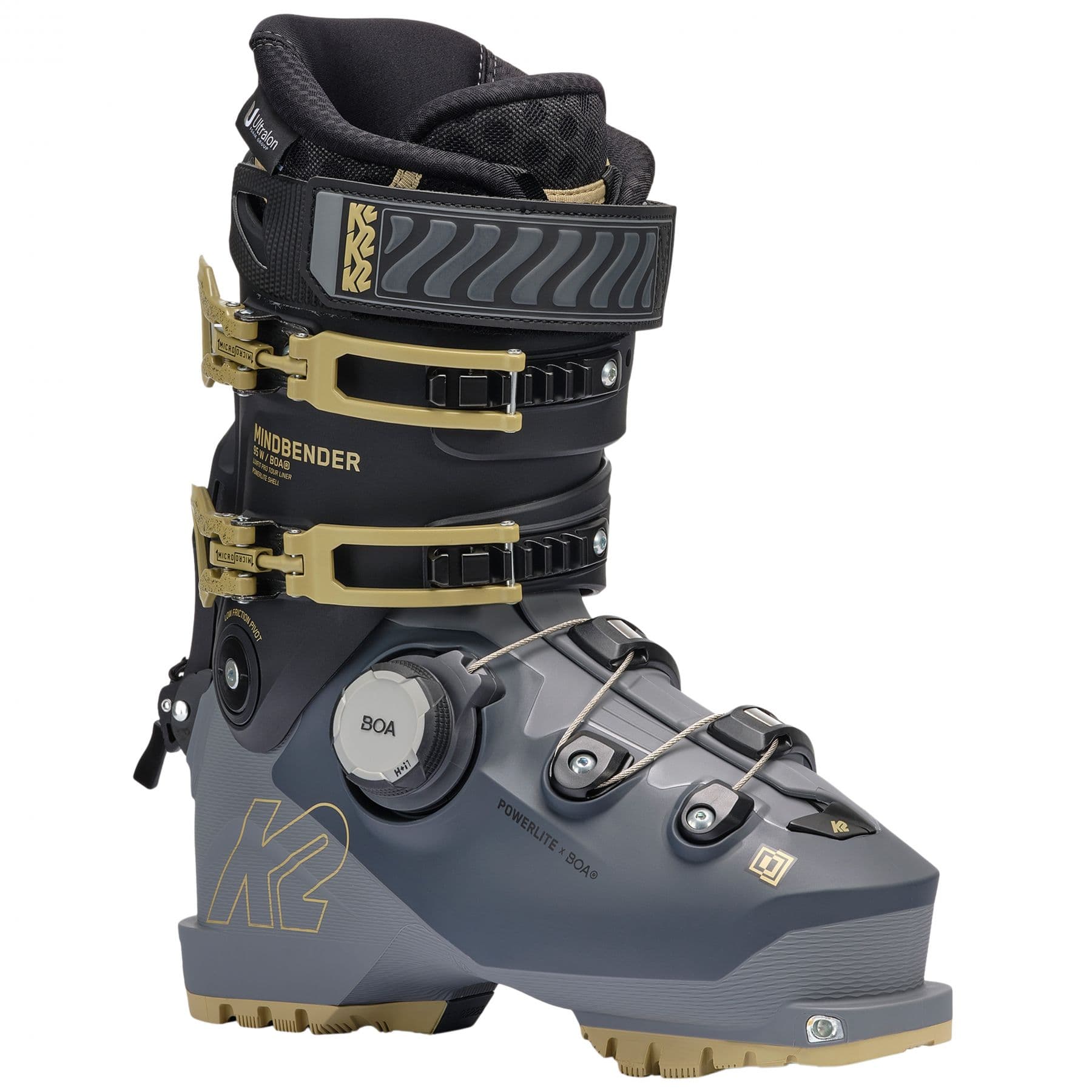 K2 Mindbender 95 BOA, laskettelumonot, nainen, harmaa/musta – K2
