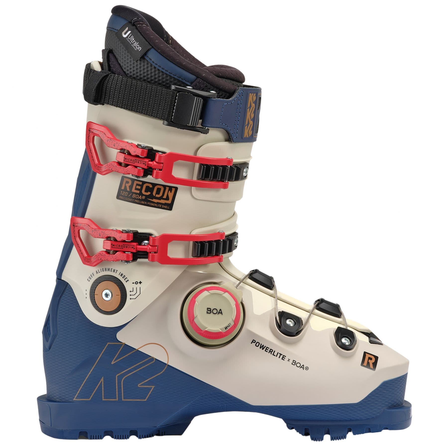 K2 Recon 120 BOA, laskettelumonot, miesten, valkoinen/tummansininen – K2