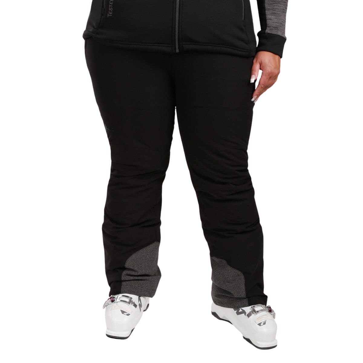 Kilpi Elare, hiihtohousut, plus size, nainen, musta – Kilpi