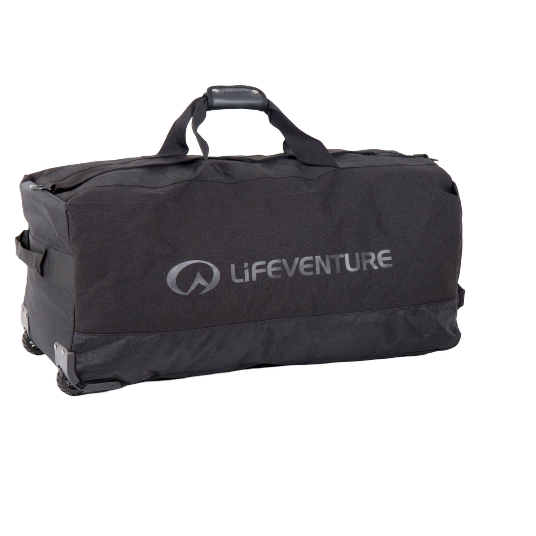 Lifeventure Expedition Pyörällinen Duffle, unisex, musta – LifeVenture