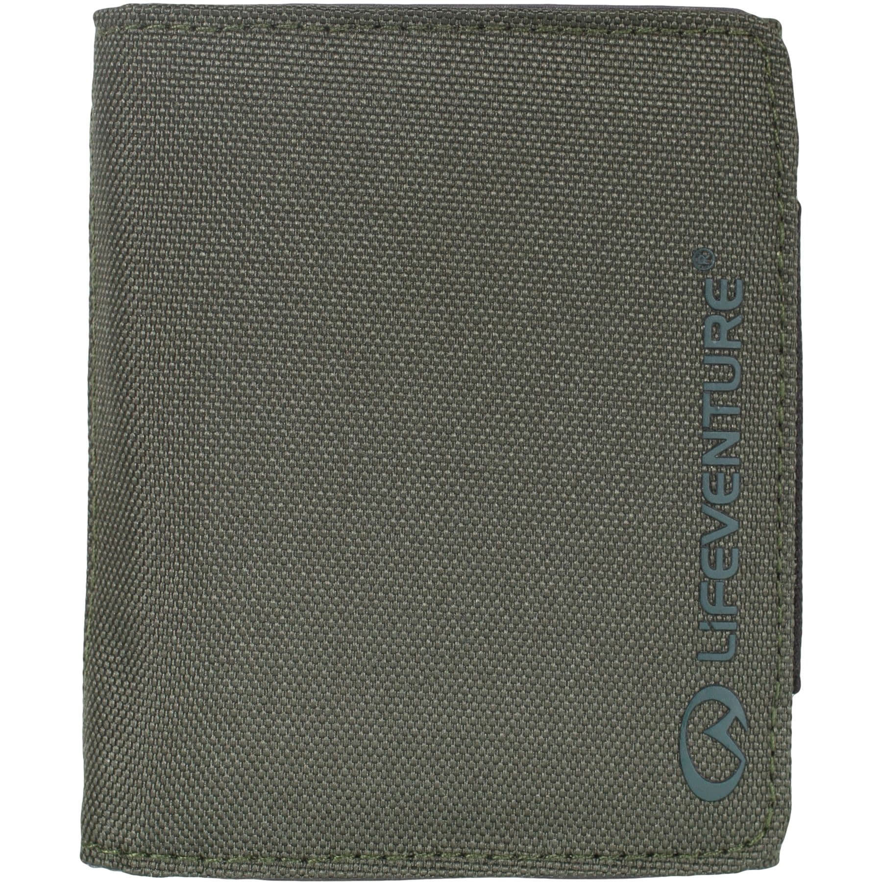 Lifeventure RFID-lompakko kierrätetyistä materiaaleista, unisex, oliivinvihreä – LifeVenture