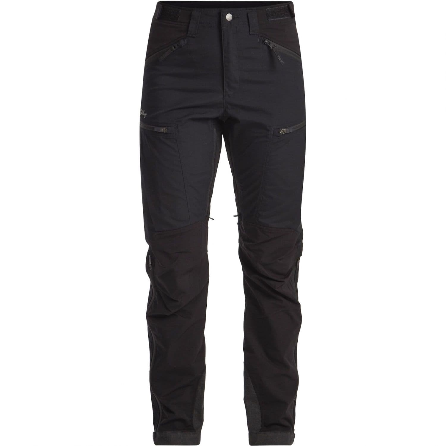 Lundhags Makke High Waist Curved Pants W Short, vaellushousut, naiset, musta – Lundhags