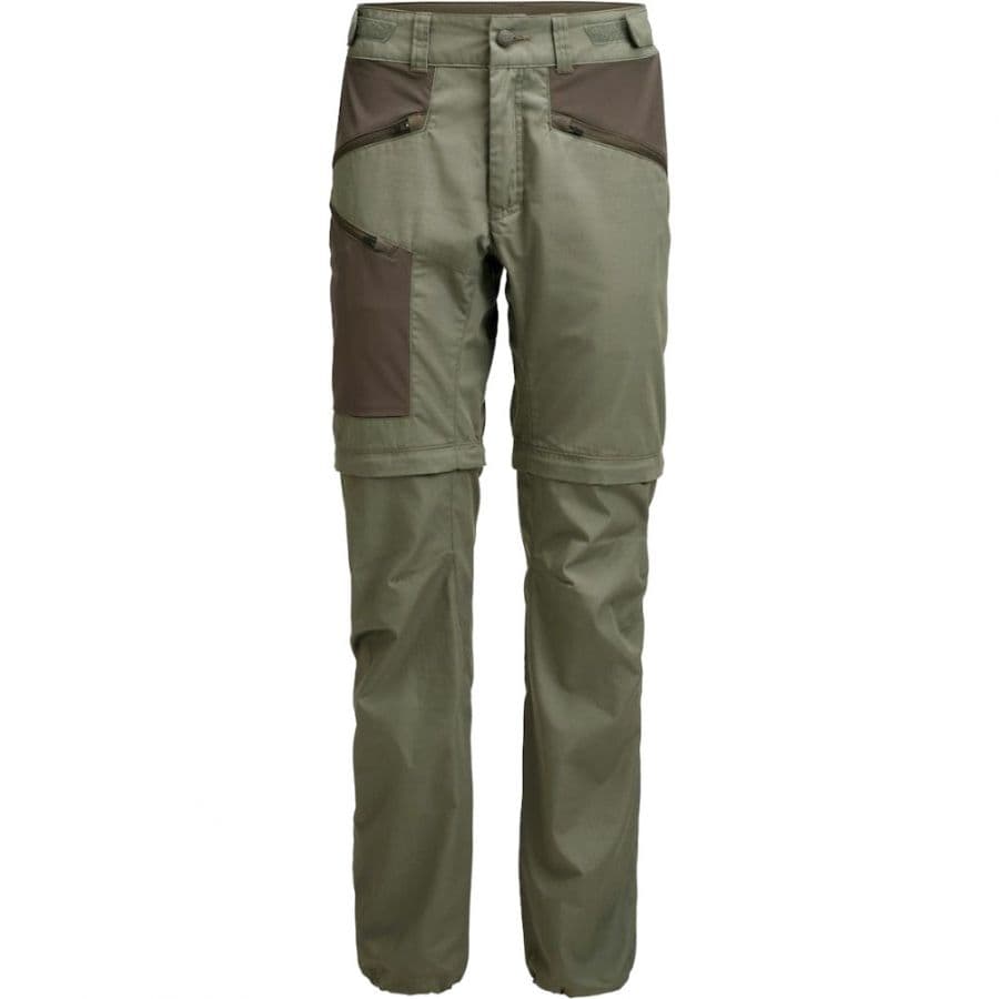 Lundhags Tived Zip-off Pant, vaellushousut, naiset, vihreä – Lundhags