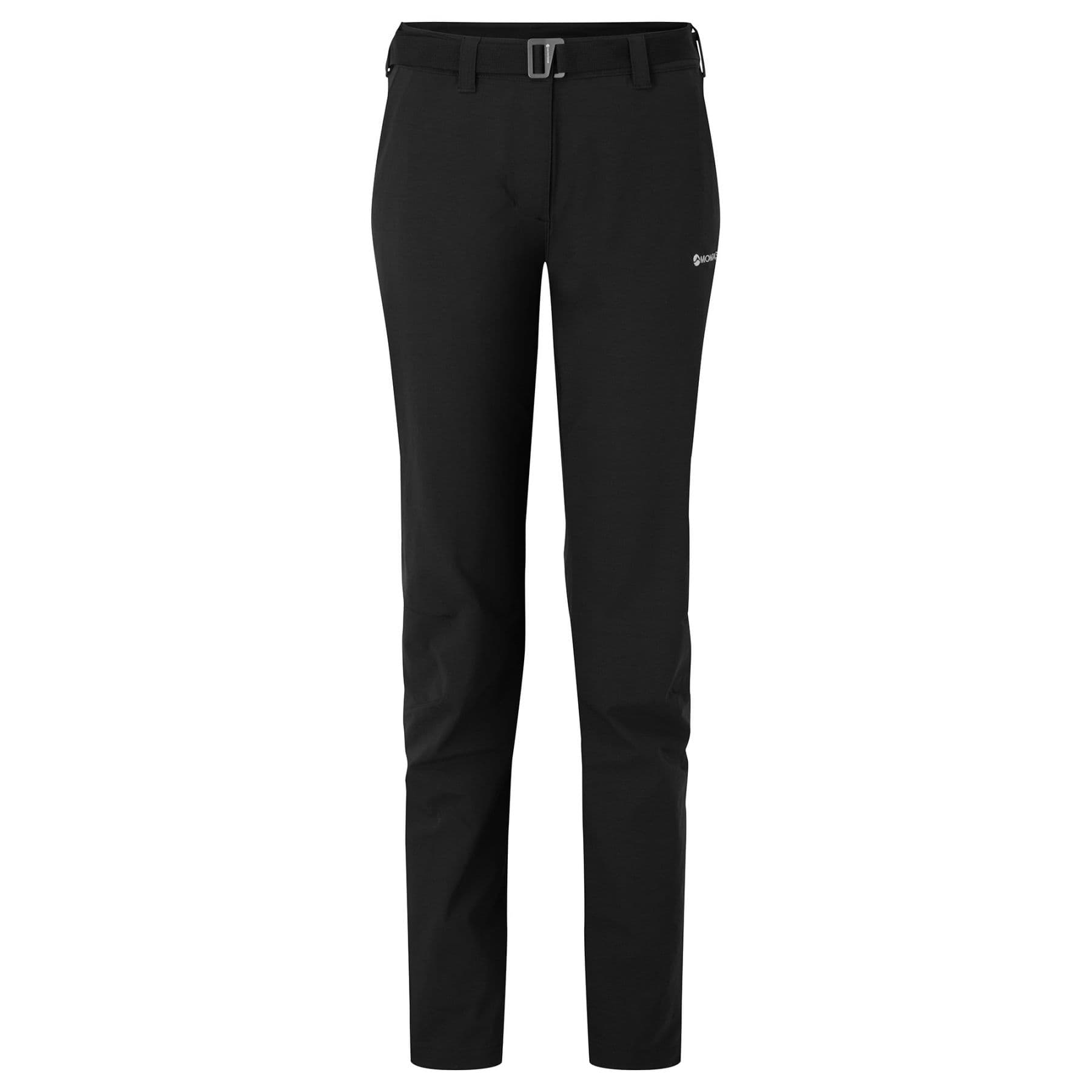 Montane F Terra Str Lite Pants Reg Leg, vaellushousut, naiset, musta – Montane