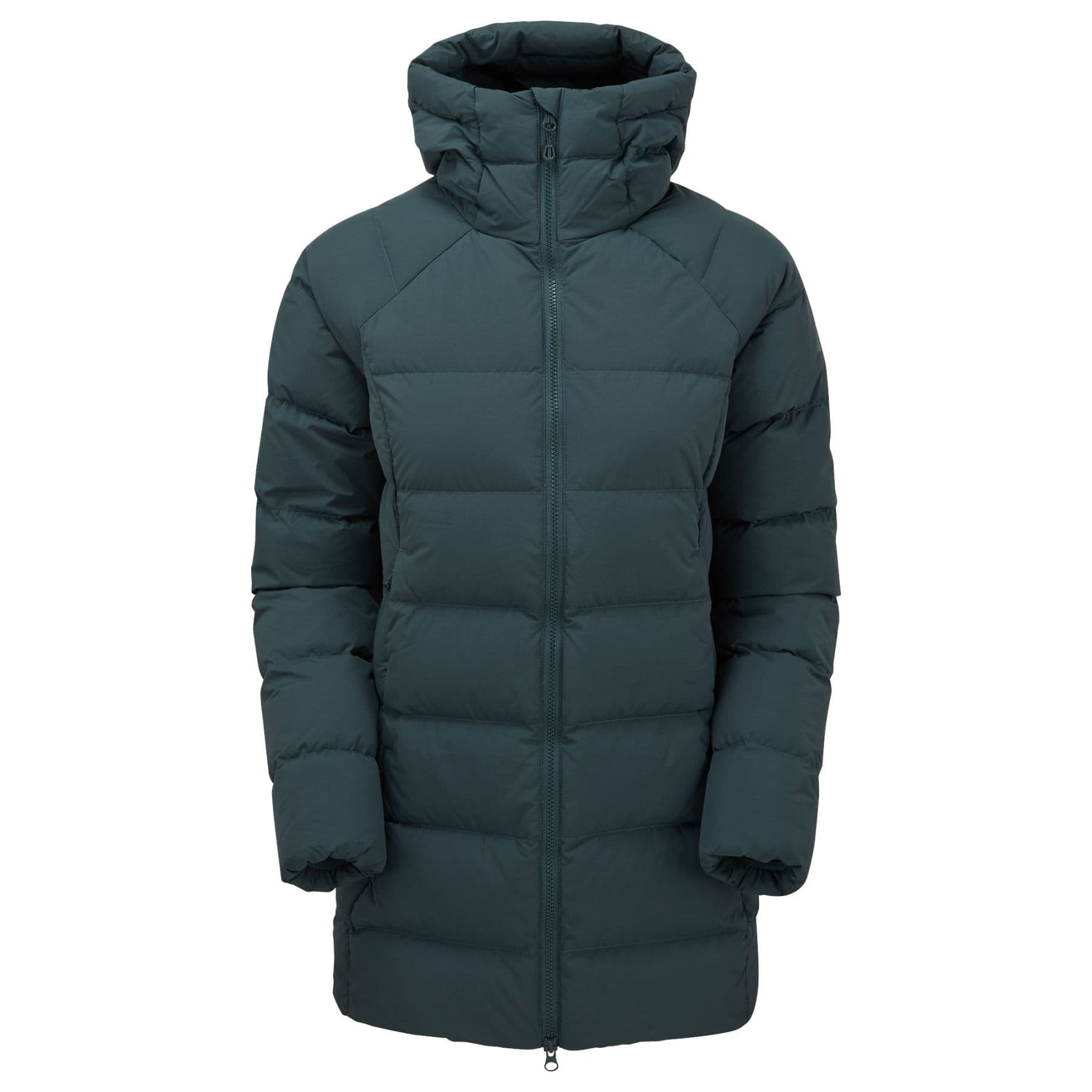 Montane F Tundra Hoodie, untuvatakki, naiset, tummanvihreä – Montane