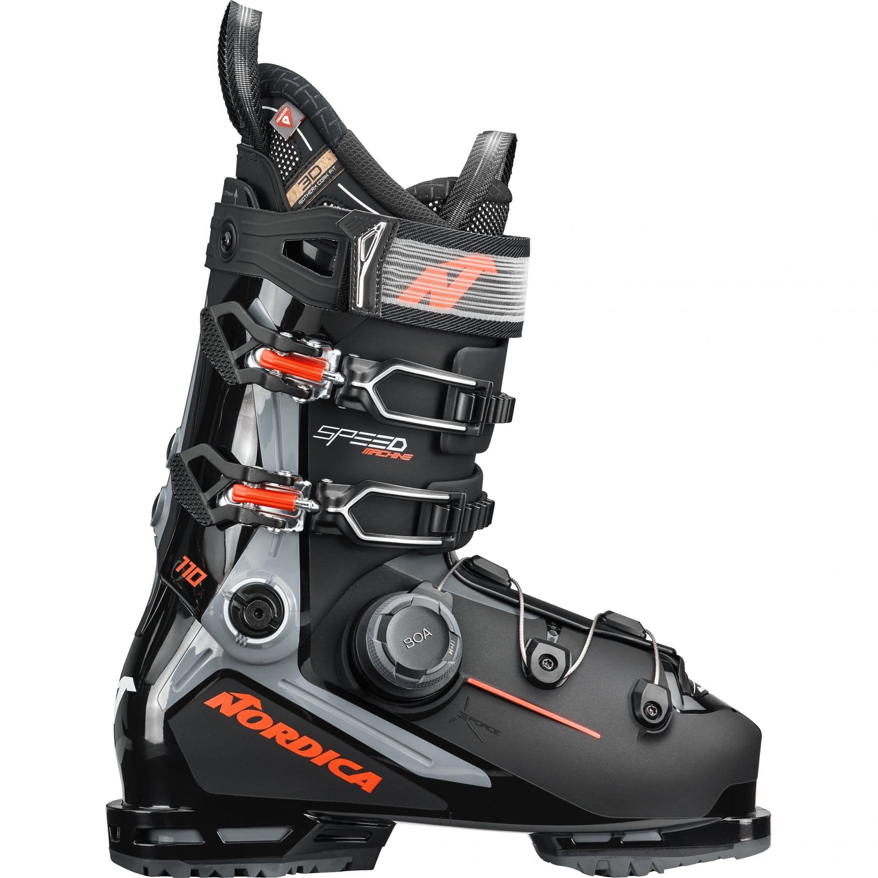 Nordica Speedmachine 3 BOA 110 GW, laskettelumonot, miesten, musta – Nordica