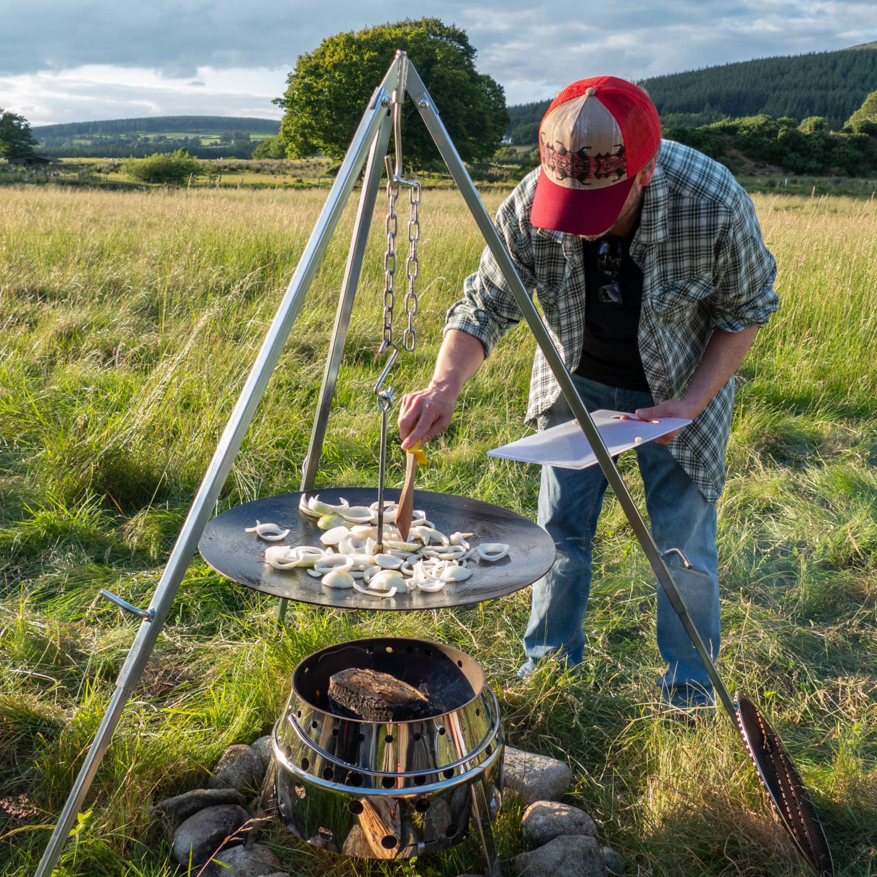 Petromax Hanging grill tray for tripod, roikkuva grillialusta – Petromax