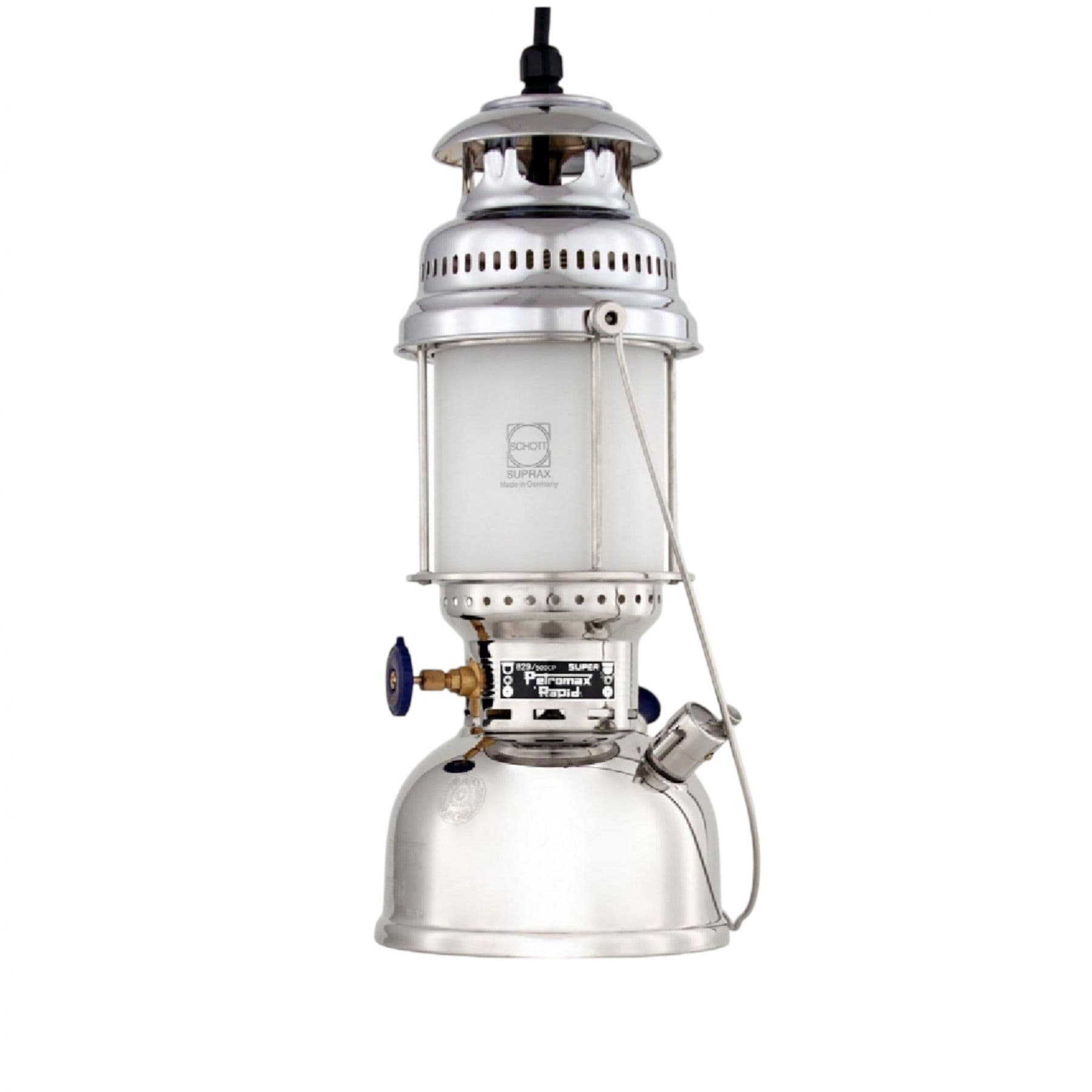 Petromax HK500 Chrome, riippuvalaisin, hopea – Petromax