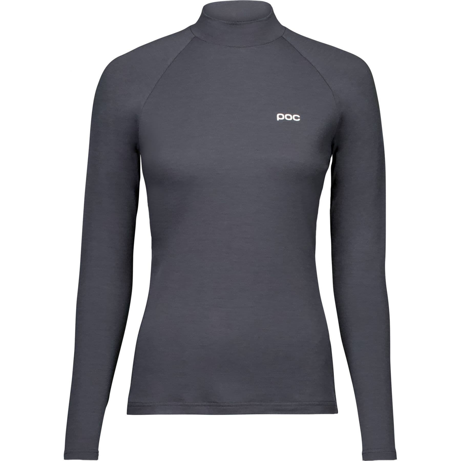 POC Layer Merino Mock Neck Jersey, aluskerrospaita, naiset, tummanharmaa – POC