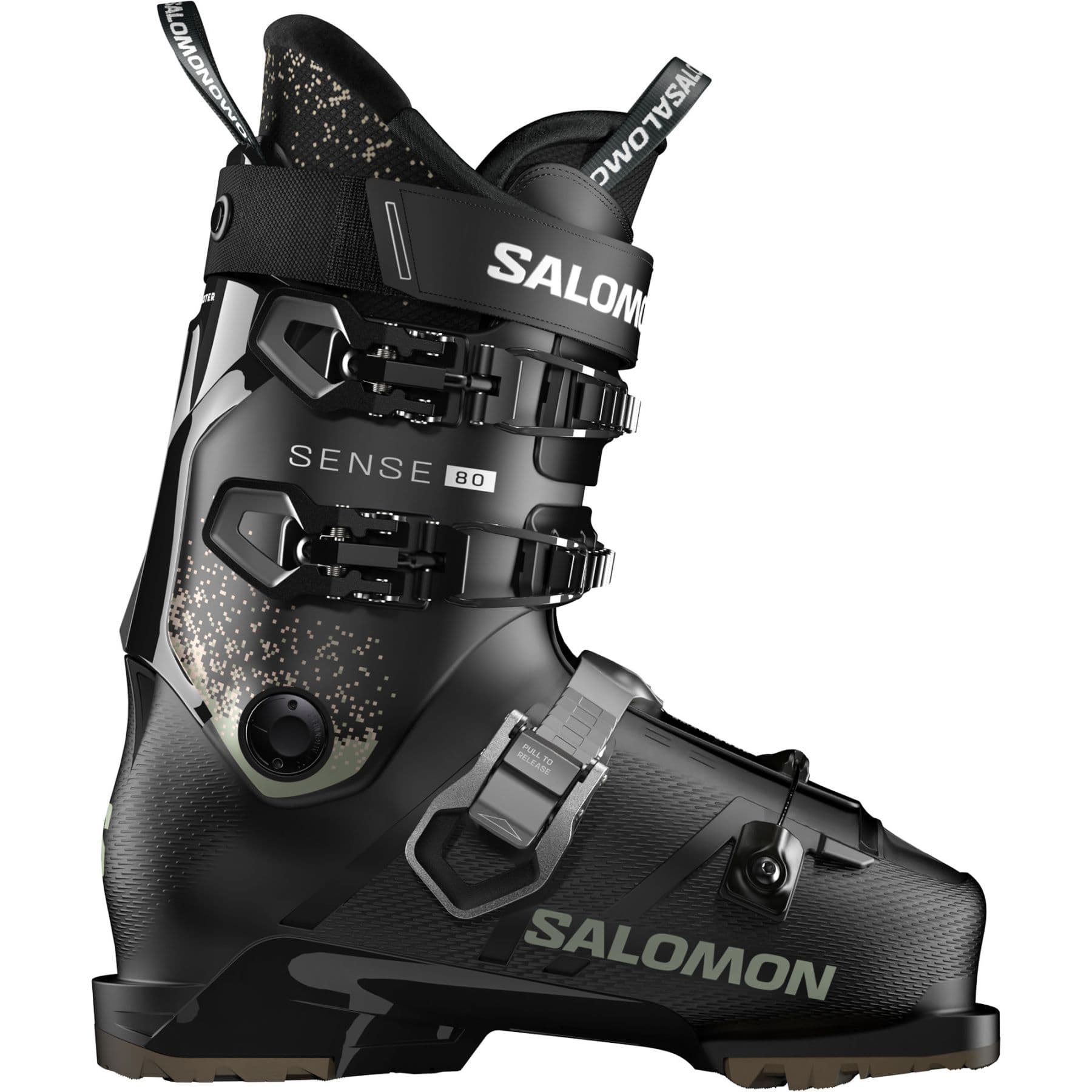 Salomon Sense 80 GW, laskettelumonot, miesten, musta – Salomon