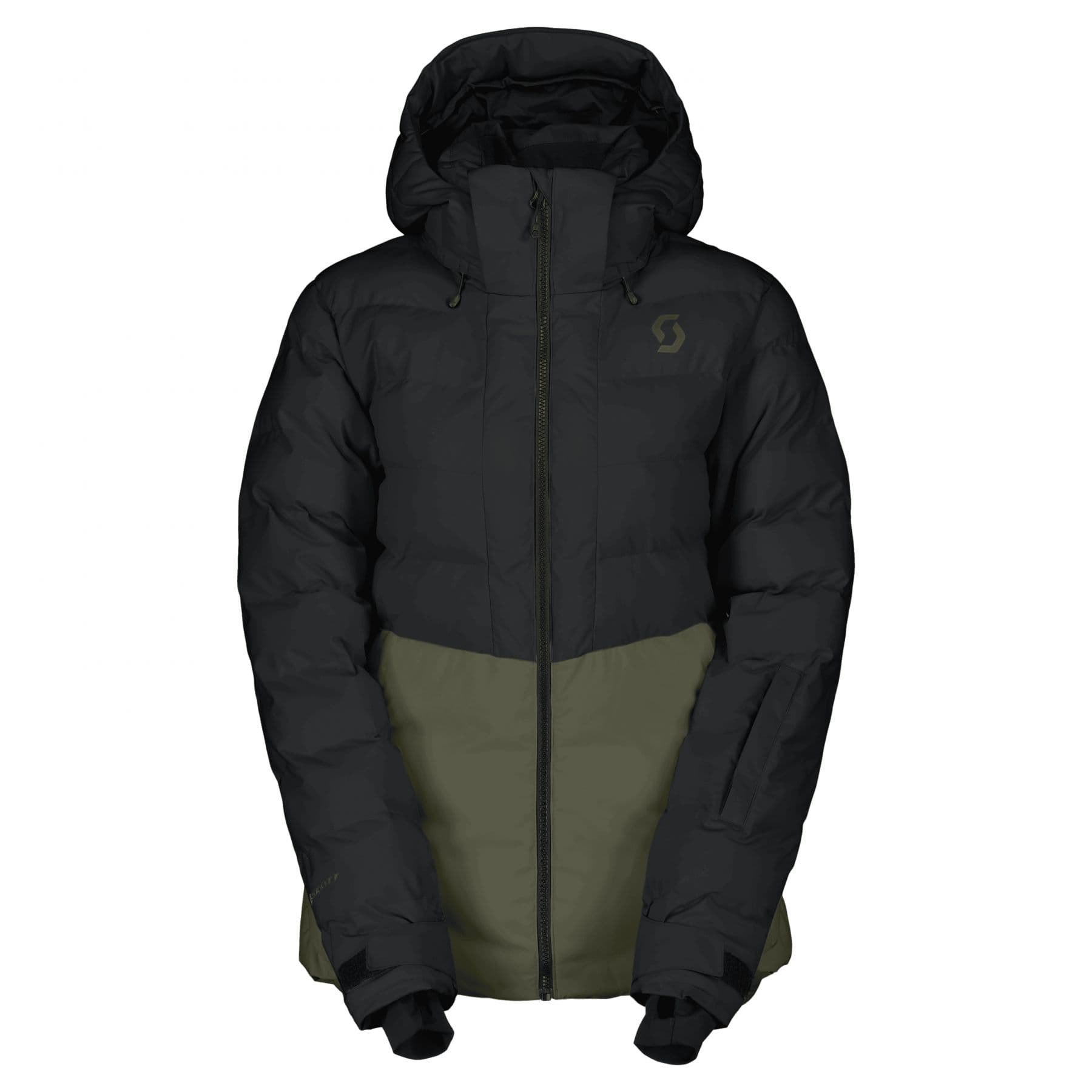 Scott Ultimate Warm, kuitu untuvatakki, nainen, tummanvihreä/musta – Scott