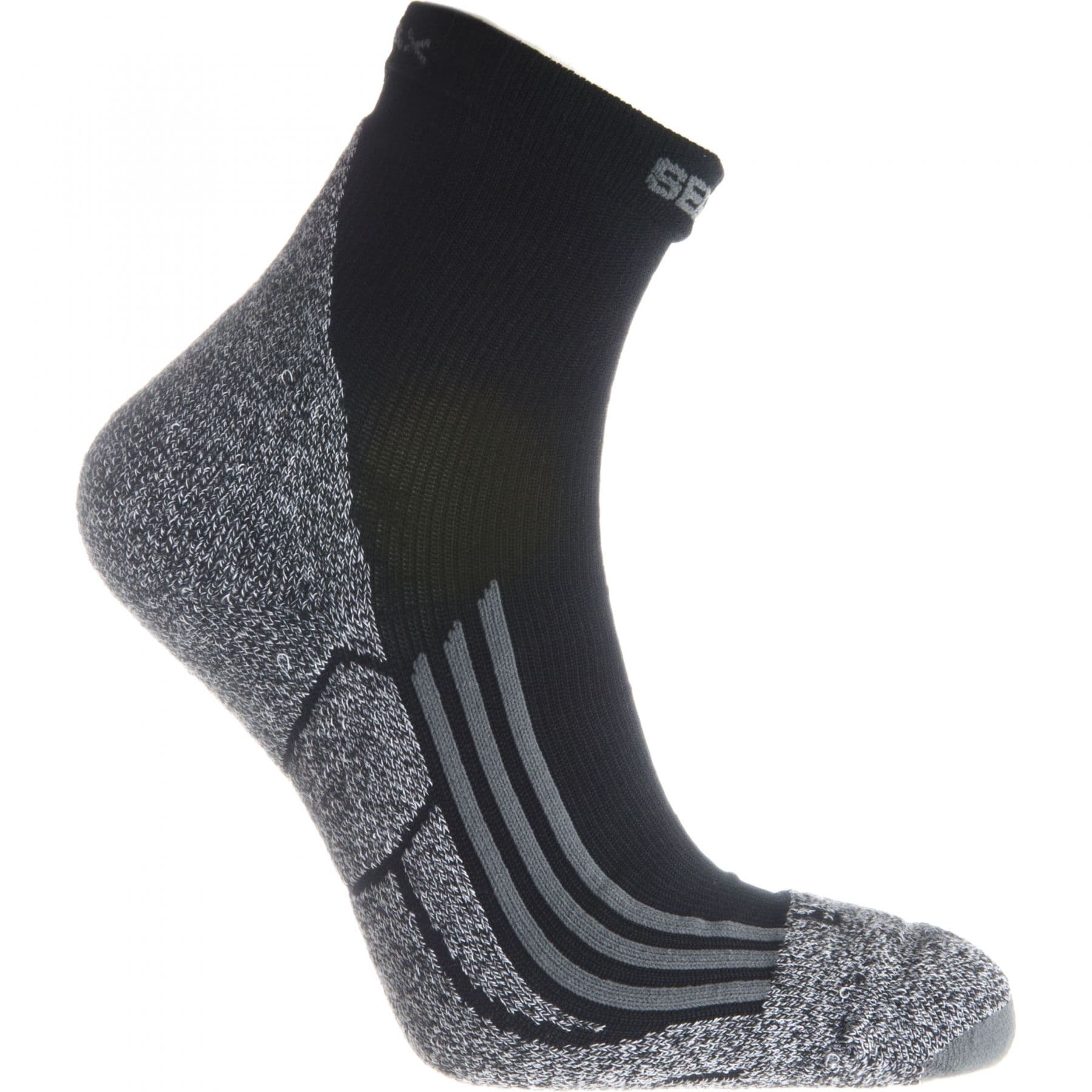 Seger Running Coolmax, juoksusukat, musta – Seger