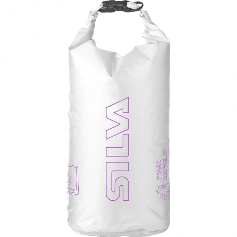 Silva Terra Dry Bag, vedenpitävä laukku, 6L, valkoinen – Silva