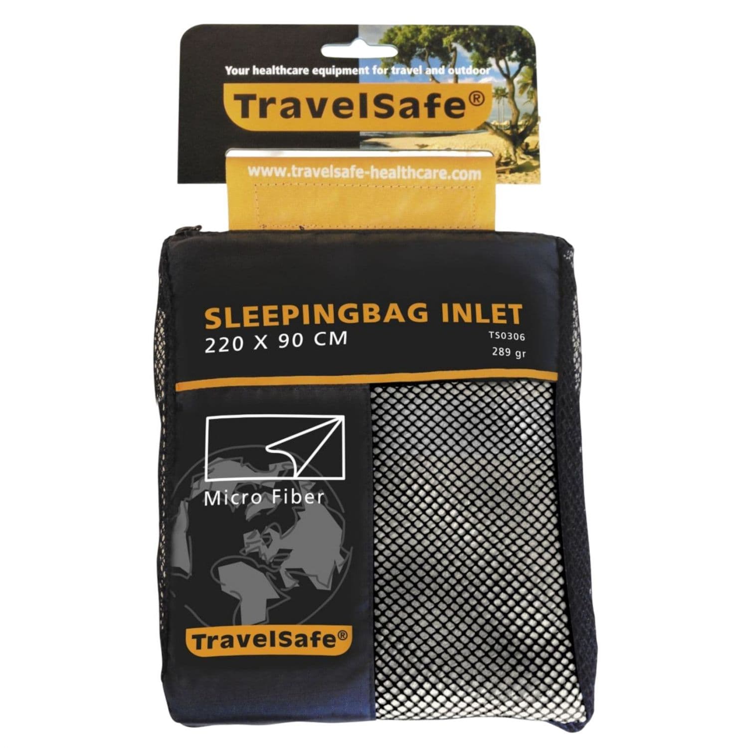 TravelSafe Microfiber Makuupussin sisäosa, kirjekuori – TravelSafe