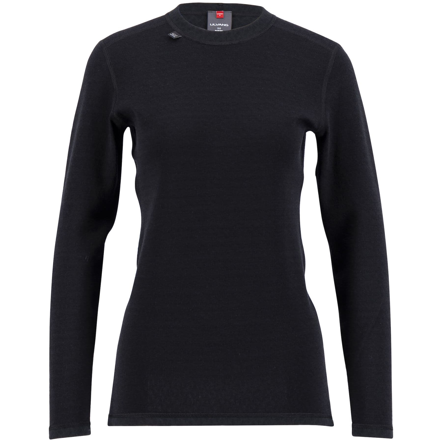 Ulvang Comfort 200 Round Neck, suksi aluspaita, nainen, musta – Ulvang