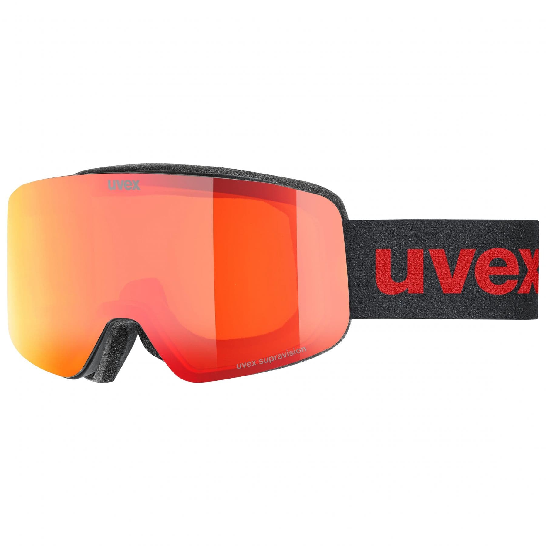 Uvex pwdr FM, laskettelulasit, juniori, musta/punainen – Uvex