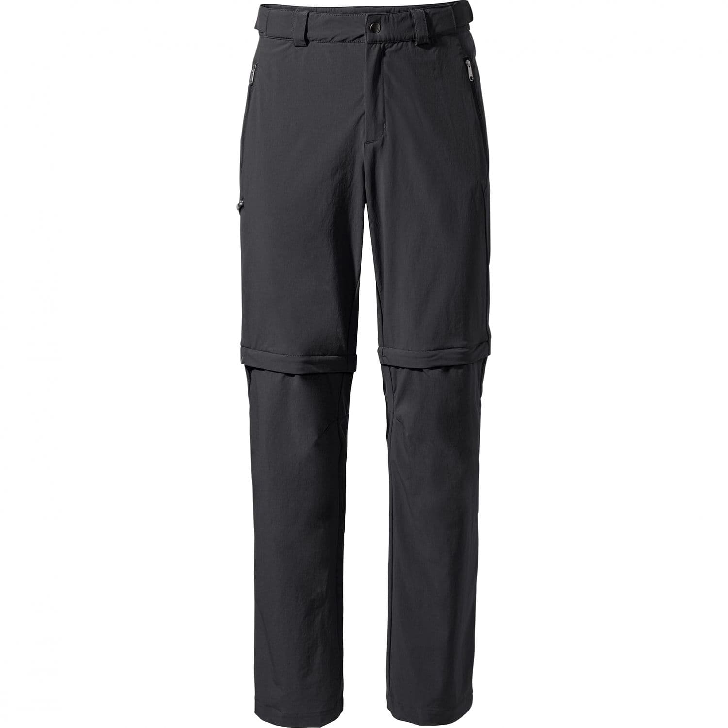 Vaude Men's Farley Stretch T-Zip Pants III, vaellushousut, herre, musta – Vaude