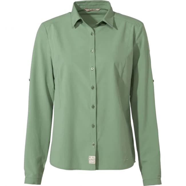 Vaude Women's Rosemoor LS Shirt IV, vaelluspaita, vihreä – Vaude