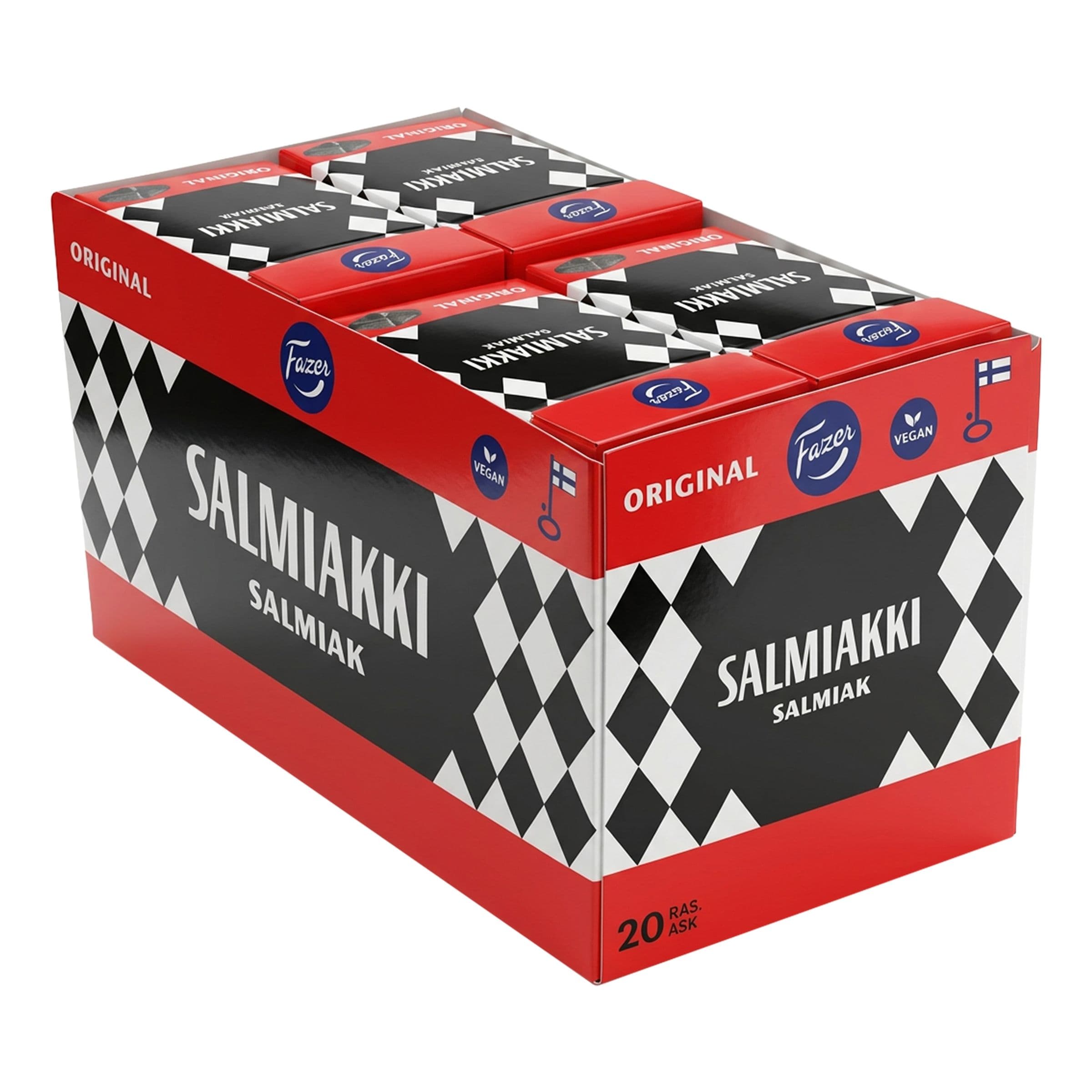 Fazer Salmiakki-pastillit Suurpakkaus - 760 g – ERT Godis Bulk