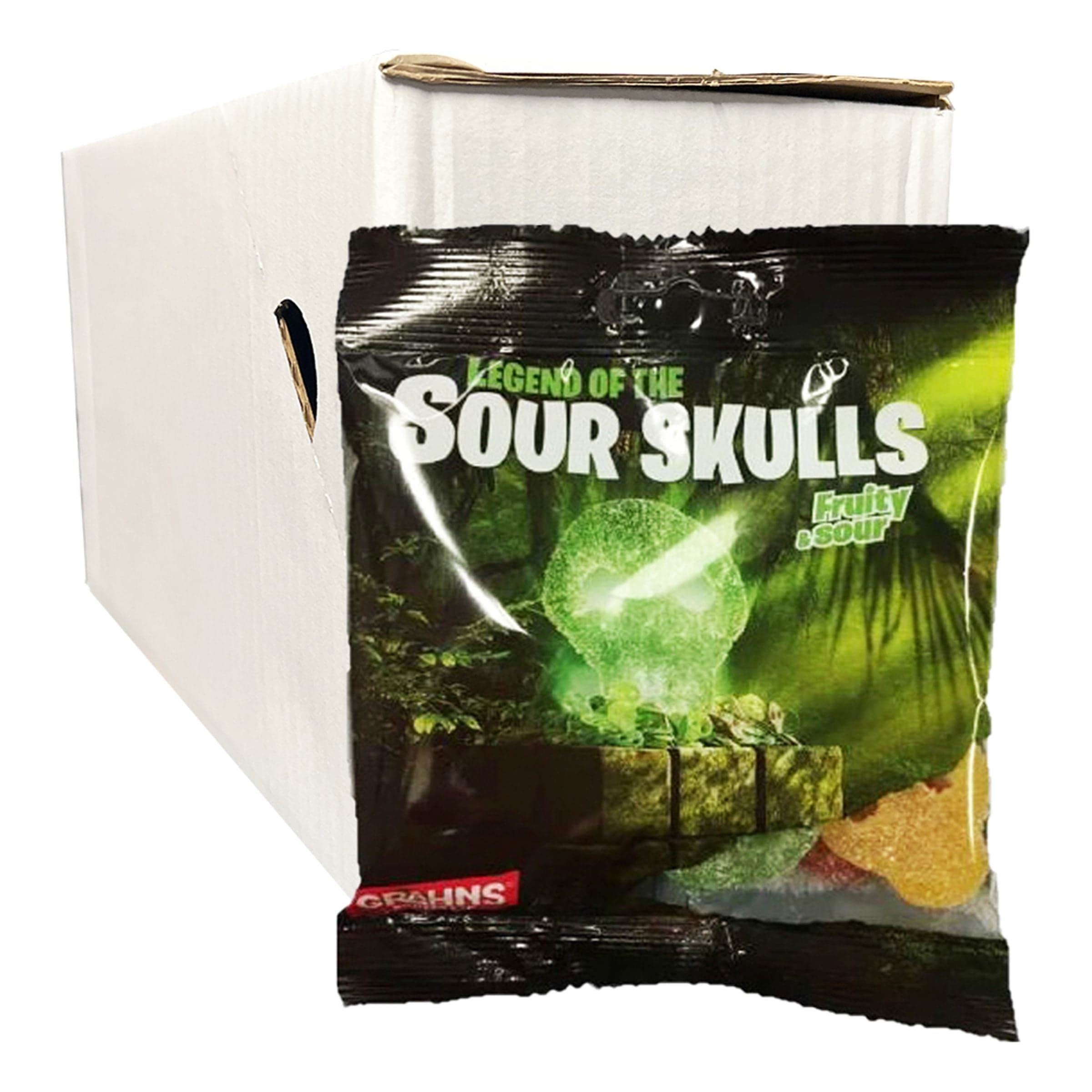 Grahns Kirpeät Pääkallot Suurpakkaus - 14 x 60 g – ERT Godis Bulk