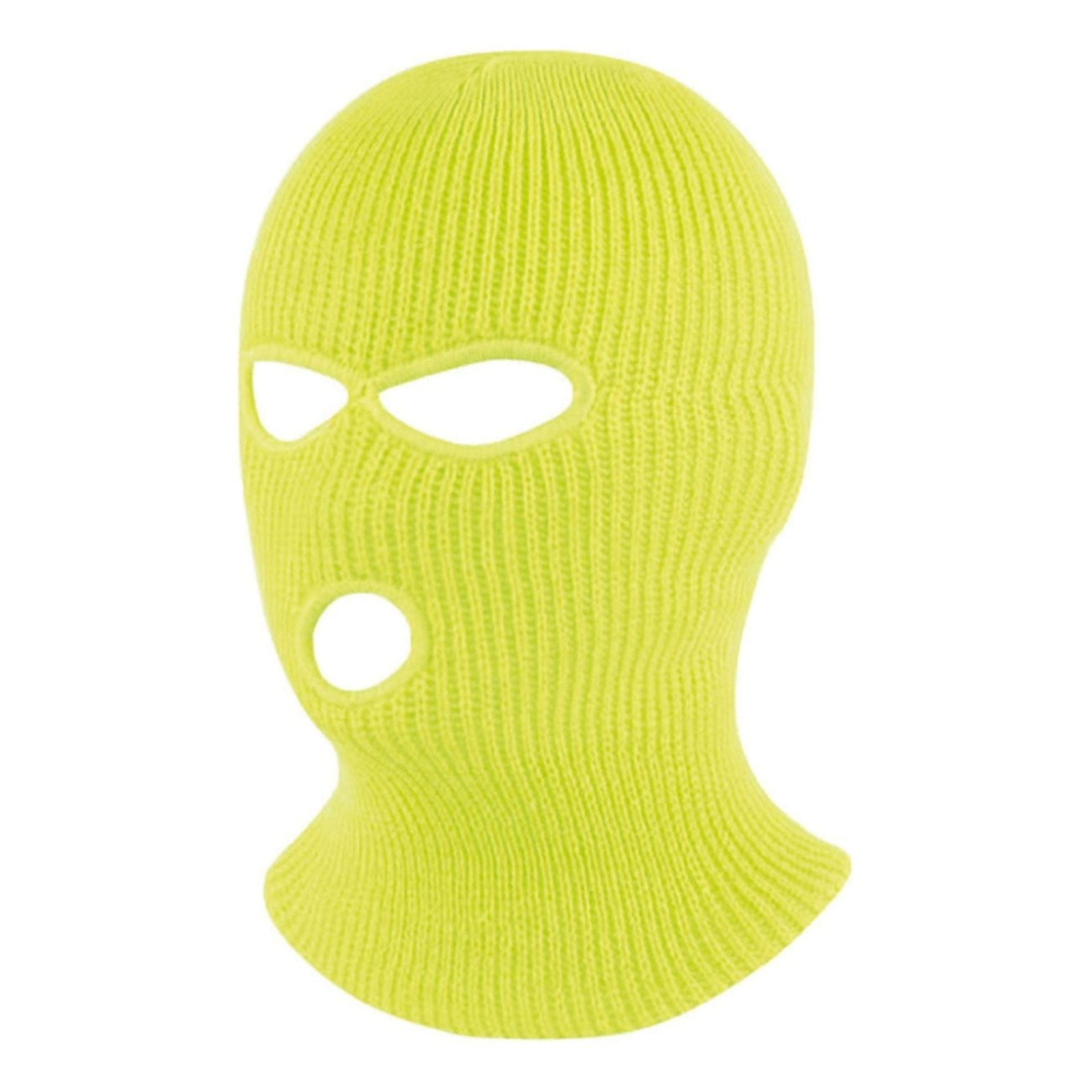 Neonkeltainen Balaklava – Netshirt