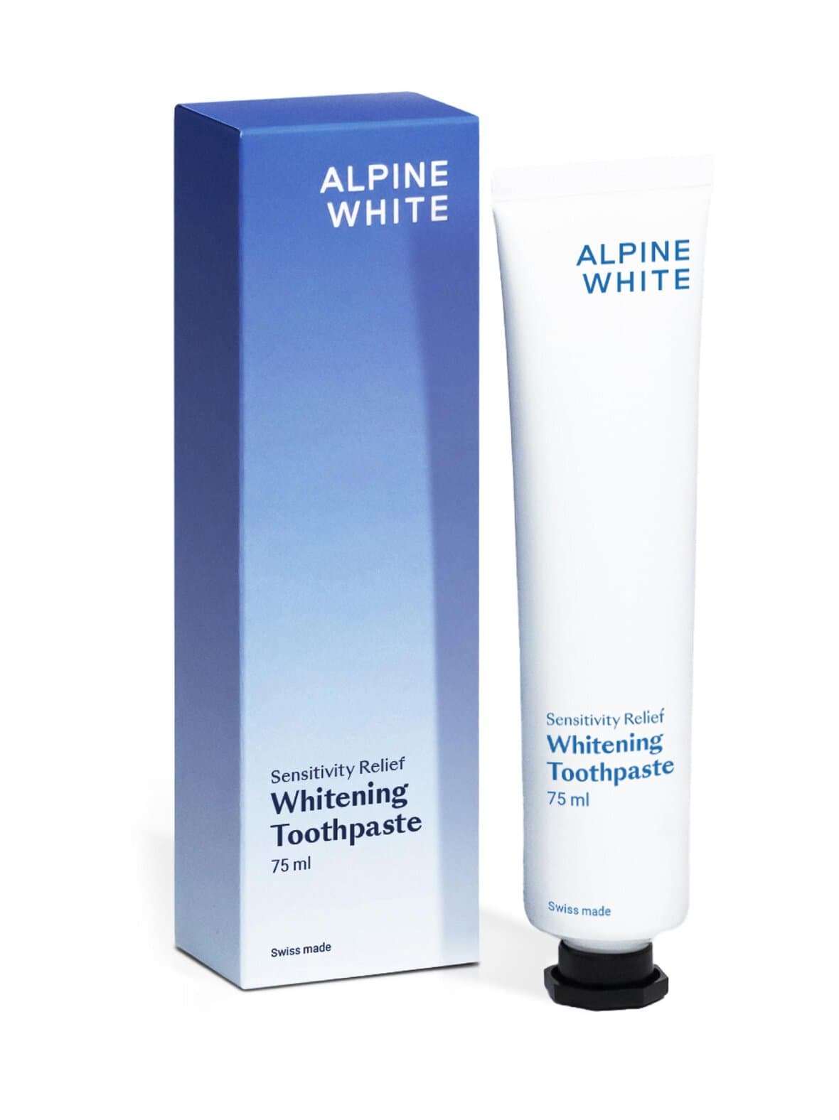Whitening toothpaste + sensitivity relief -hammastahna 75 ml – Alpine White