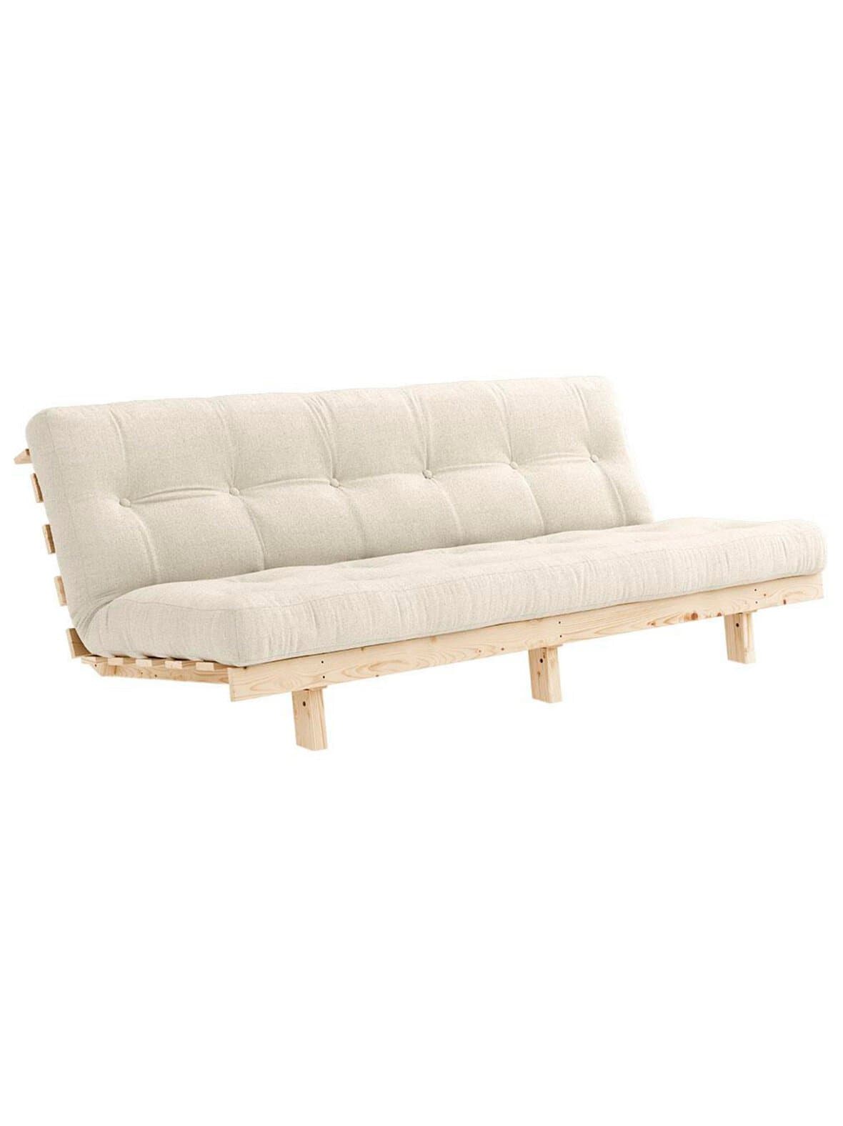Lean-futonsohva linen / mänty l 200 cm – Karup