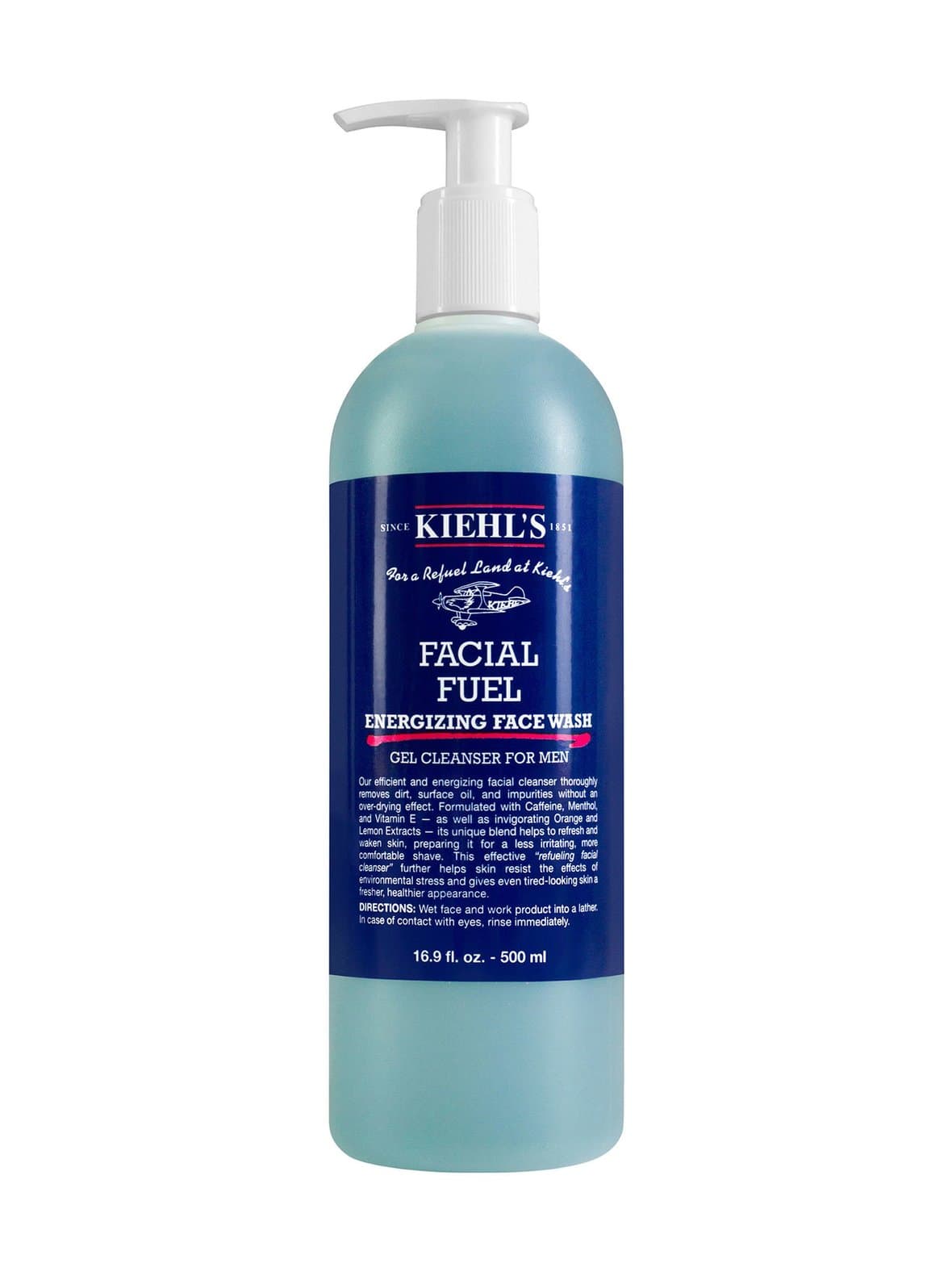 Facial fuel energizing face wash -puhdistusaine kasvoille 500 ml – Kiehl's