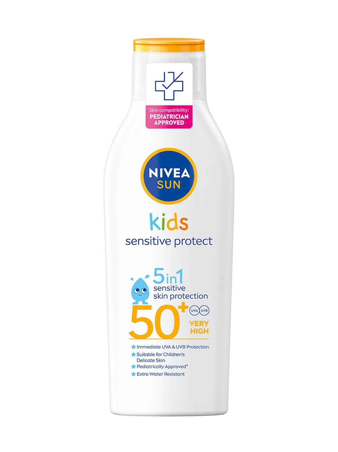 Kids sensitive protect sun lotion spf50+ -aurinkosuojavoide – Nivea