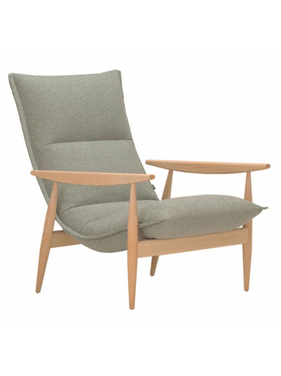 Tao-nojatuoli verso-kangas 213 siniharmaa / valkolakattu saarni – Adea