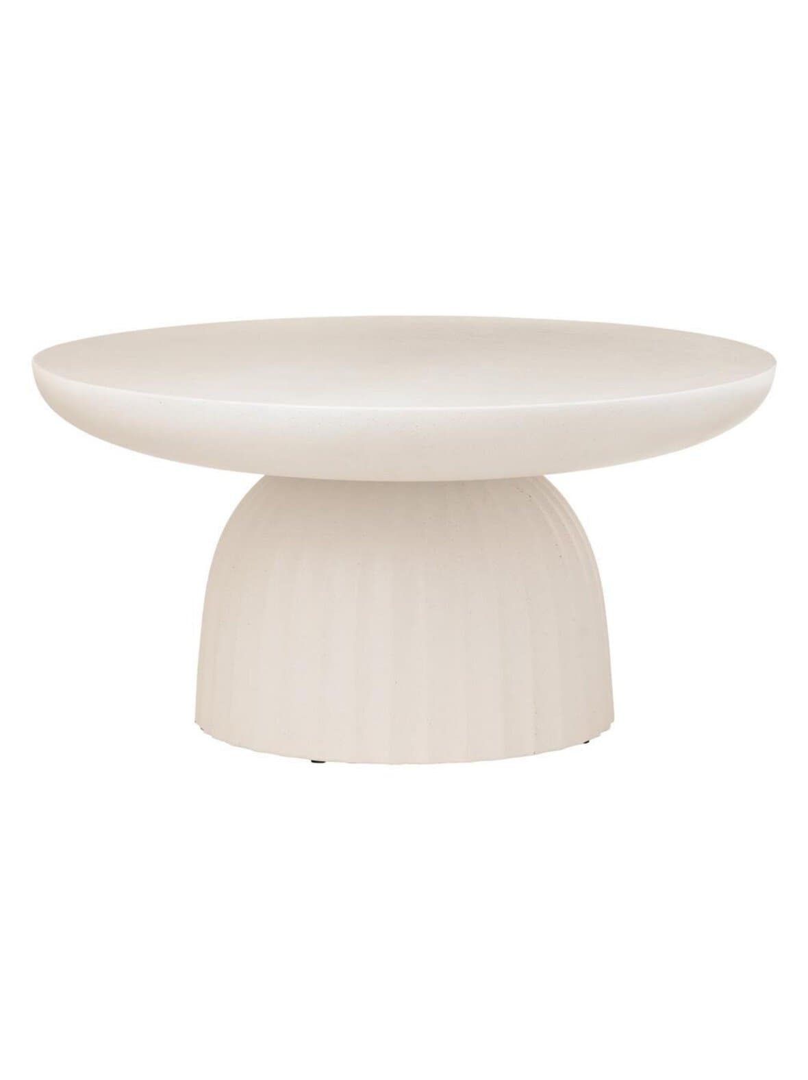 Expose-sohvapöytä valkoinen betoni ⌀ 80 cm – BoConcept