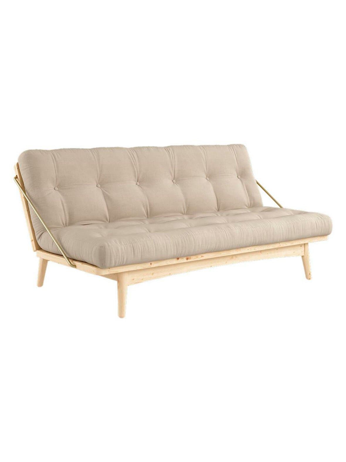 Folk-futonsohva beige / mänty – Karup