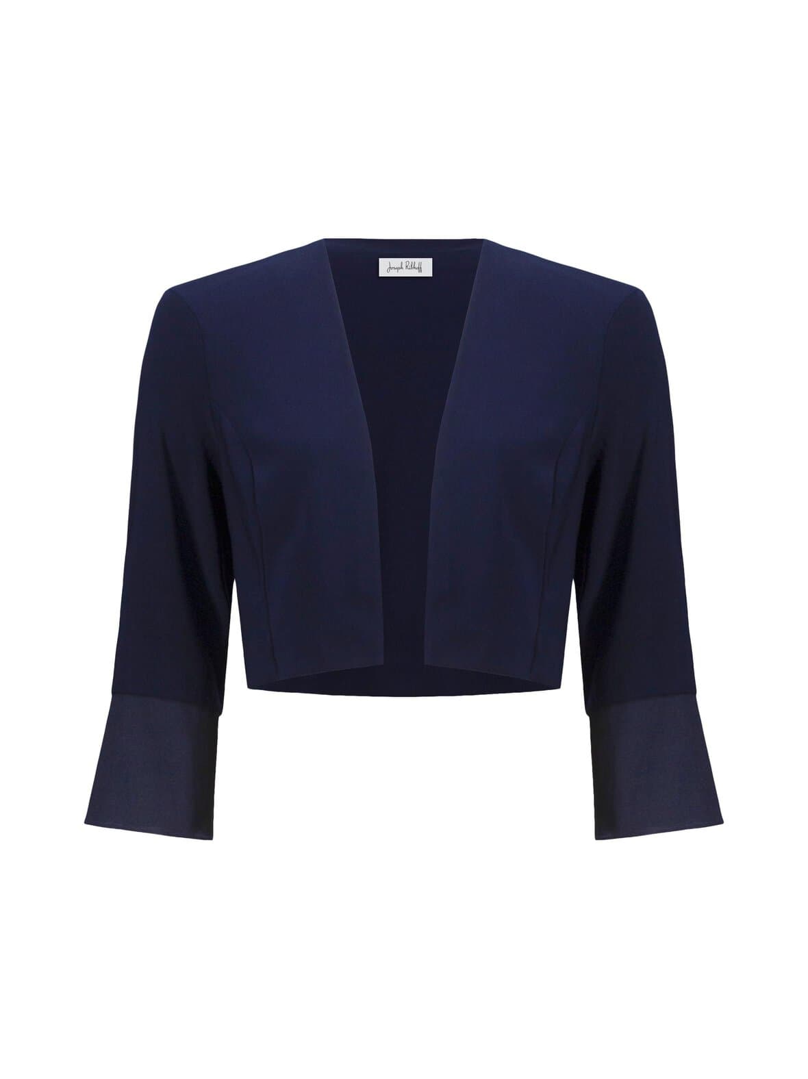 Silky cover-up with taffeta cuffs -jakku – Joseph Ribkoff