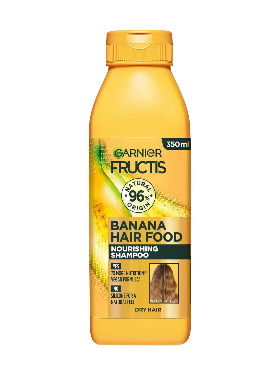 Fructis hair food banana -shampoo kuiville hiuksille, 350 ml – Garnier