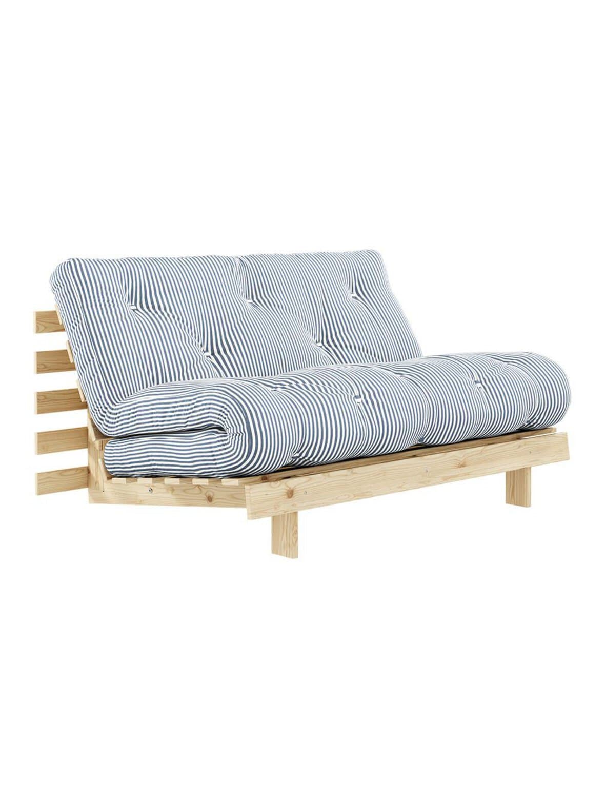 Roots-futonsohva beach blue / mänty l 140 cm – Karup