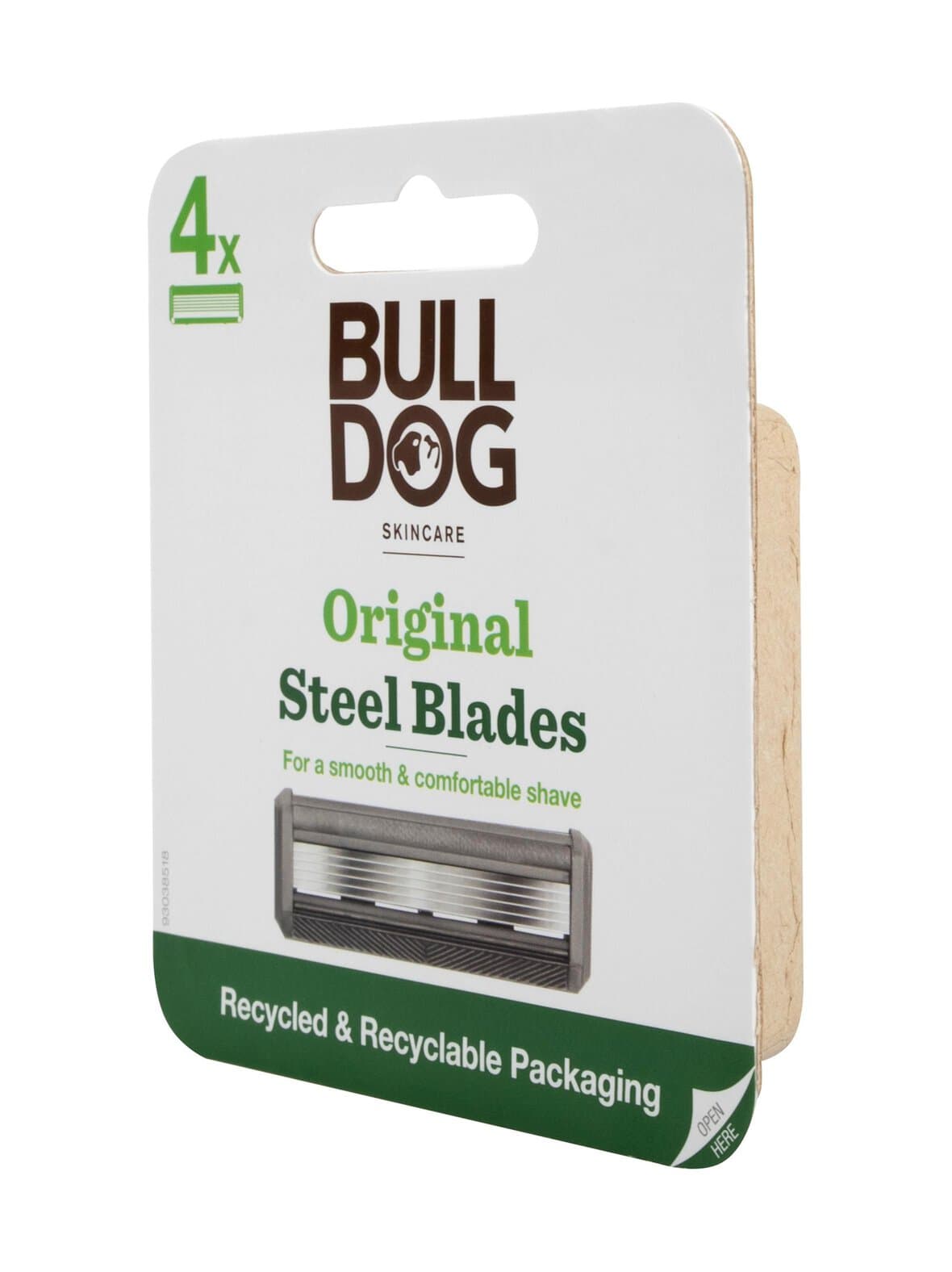 Original steel blades -vaihtoterä 4 kpl – Bulldog Natural Skincare