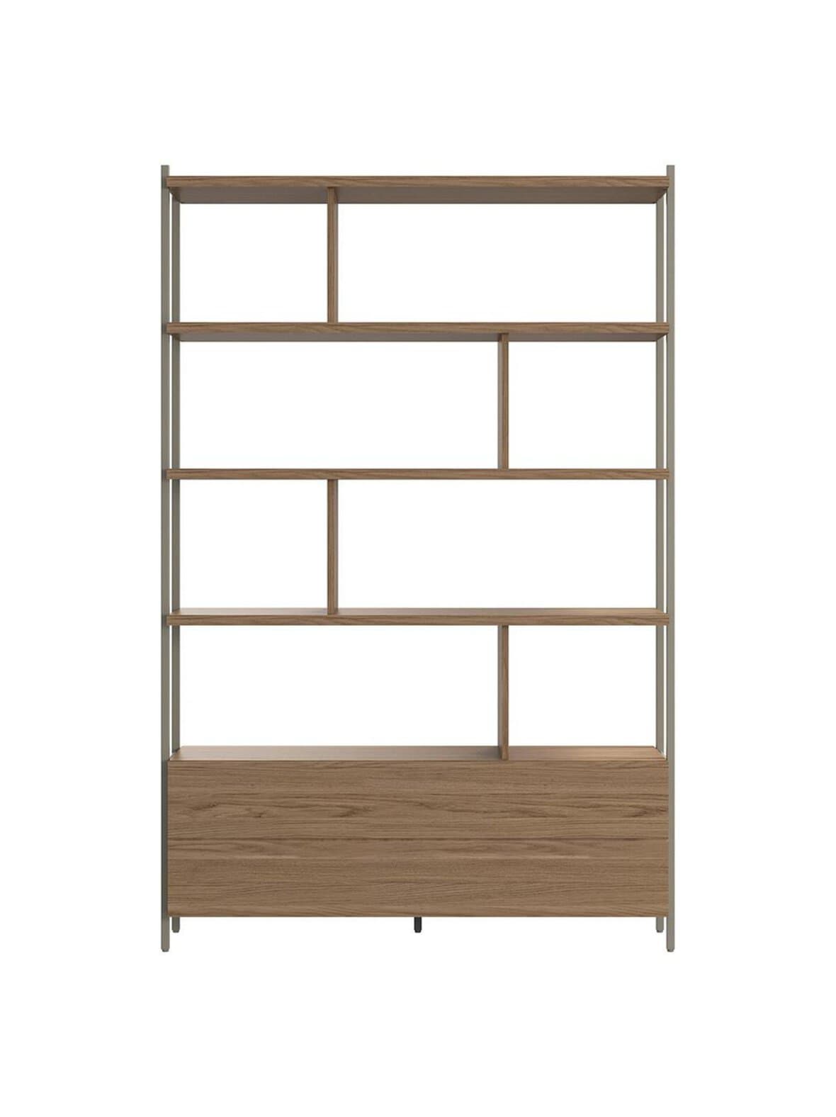 Calgary-hylly tammi/tuhkanharmaa 124 x 190 cm – BoConcept