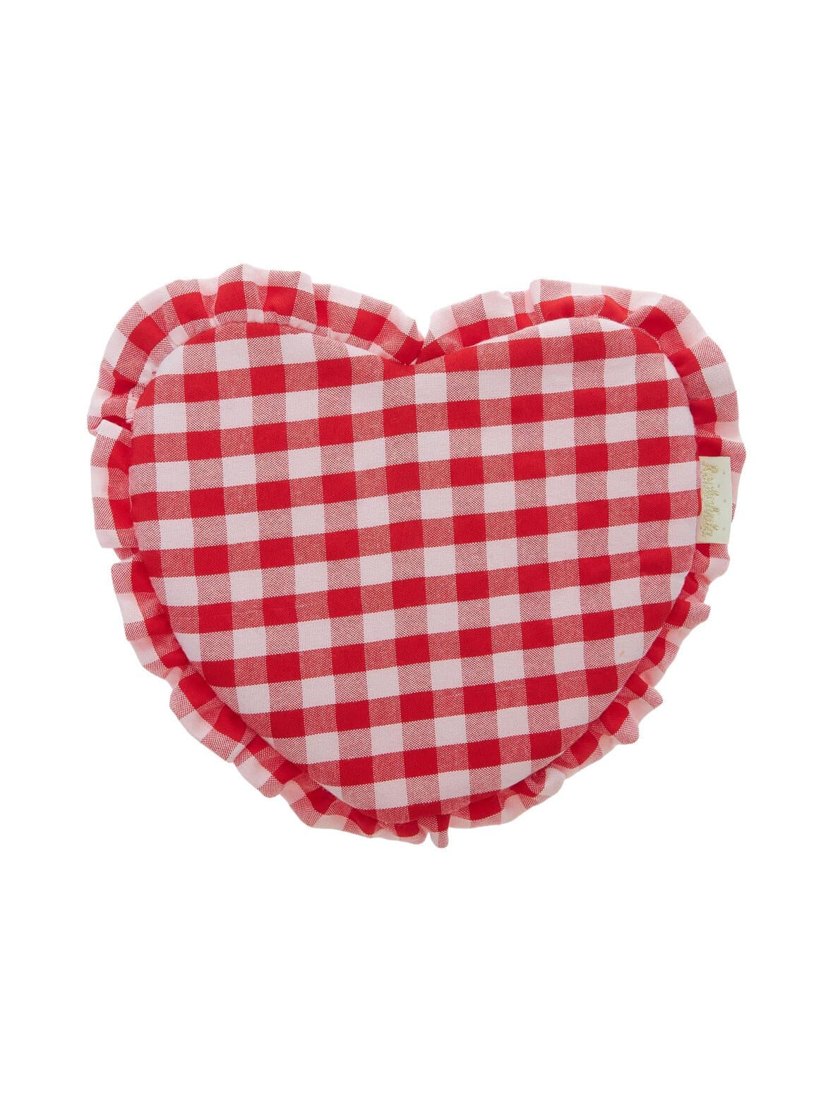 Gingham ruffle love heart -laukku – Rockahula