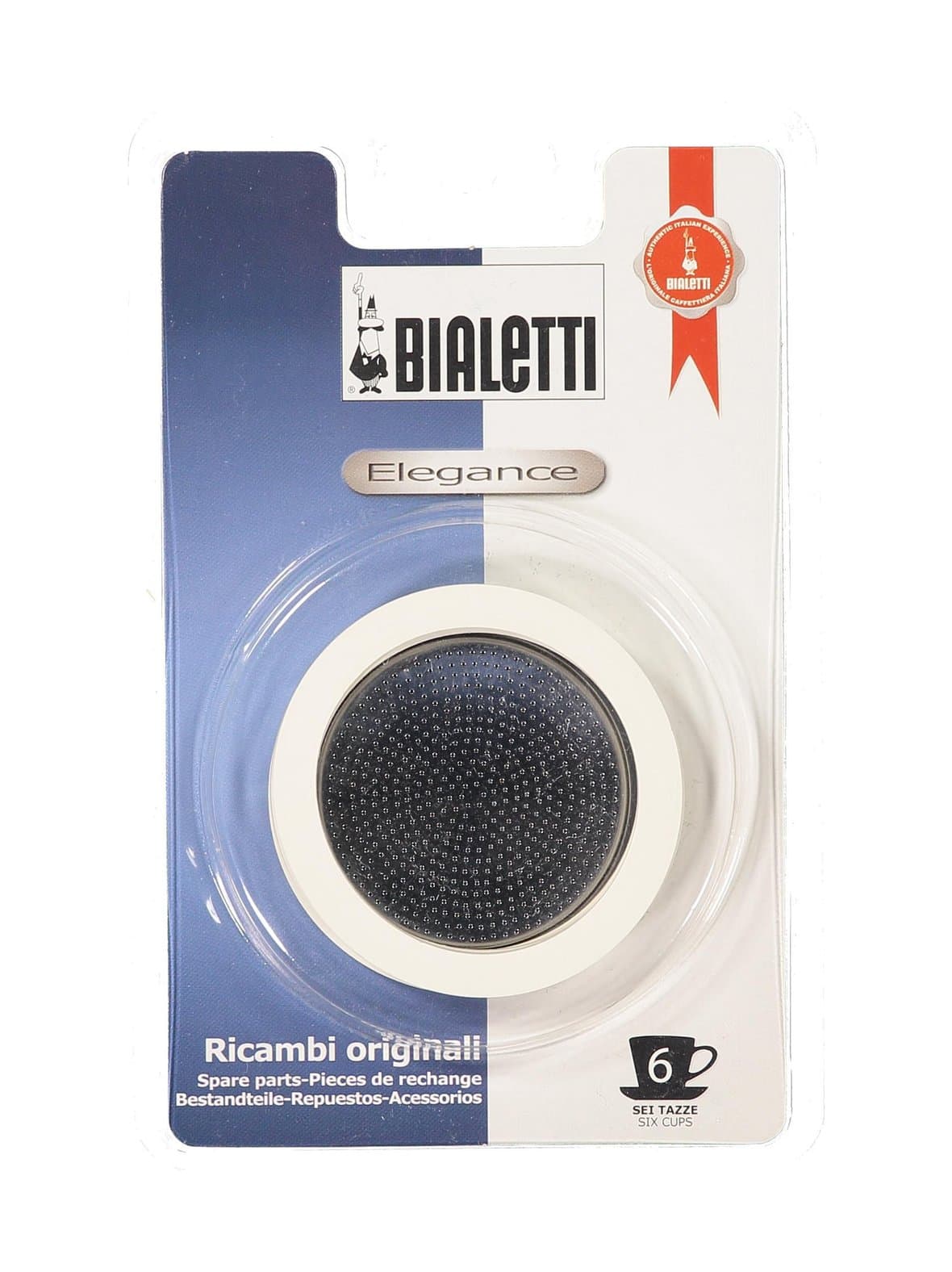Suodatinlevy + tiivisterengas 6 kupin keittimeen – Bialetti